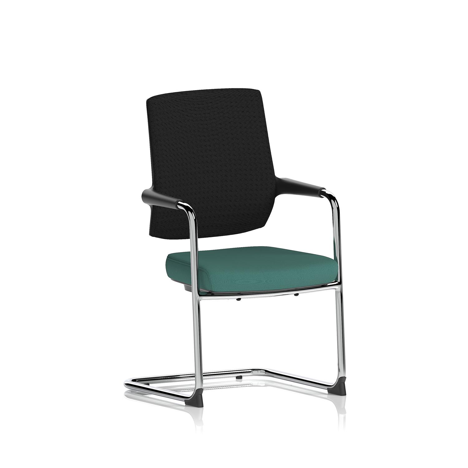 Vero Airmesh Back Cantilever Chair Bespoke Colour Seat Quest Kelp