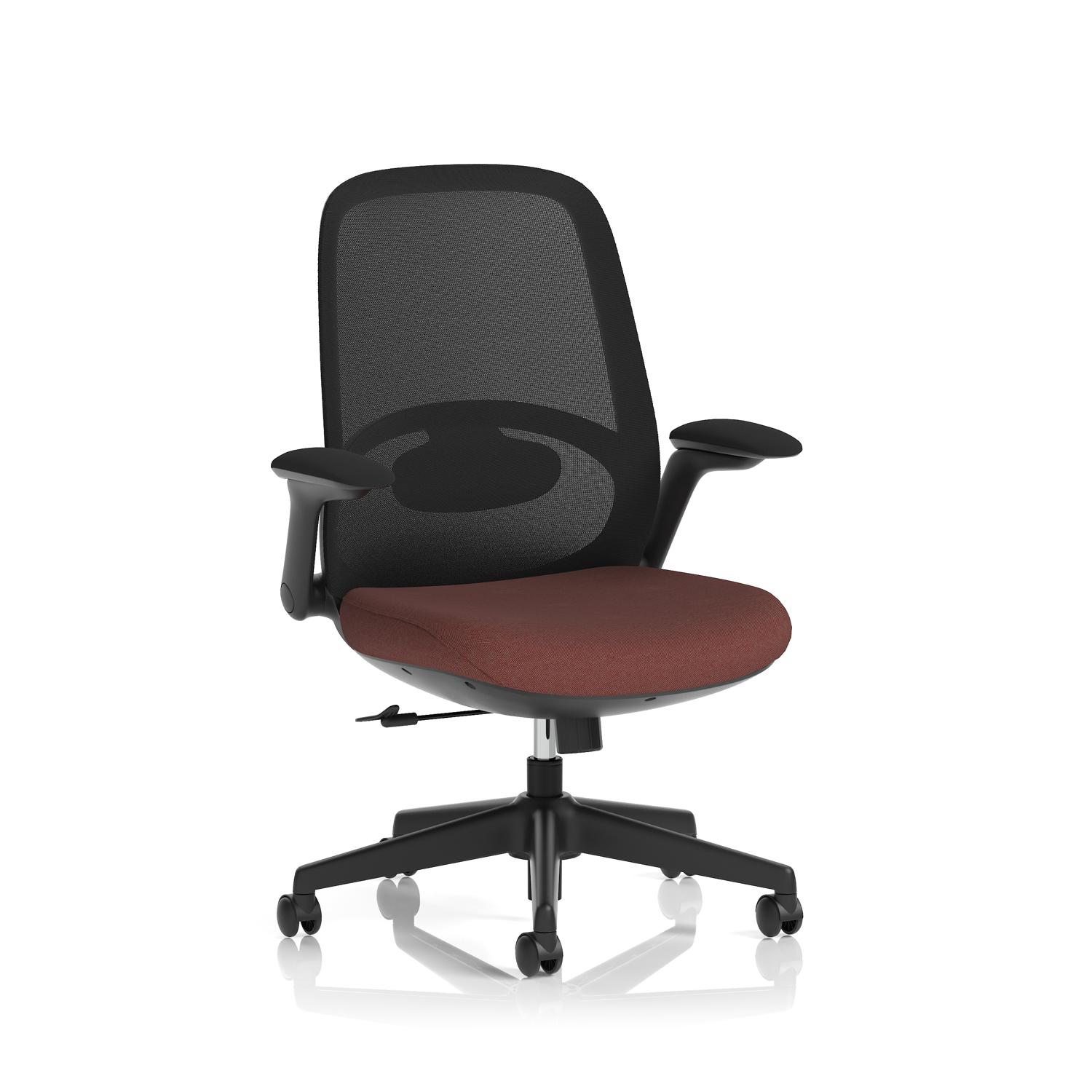 Crew 2 Task Operator Mesh Back Chair With Folding Arms Bespoke Colour Seat Rivet Forge