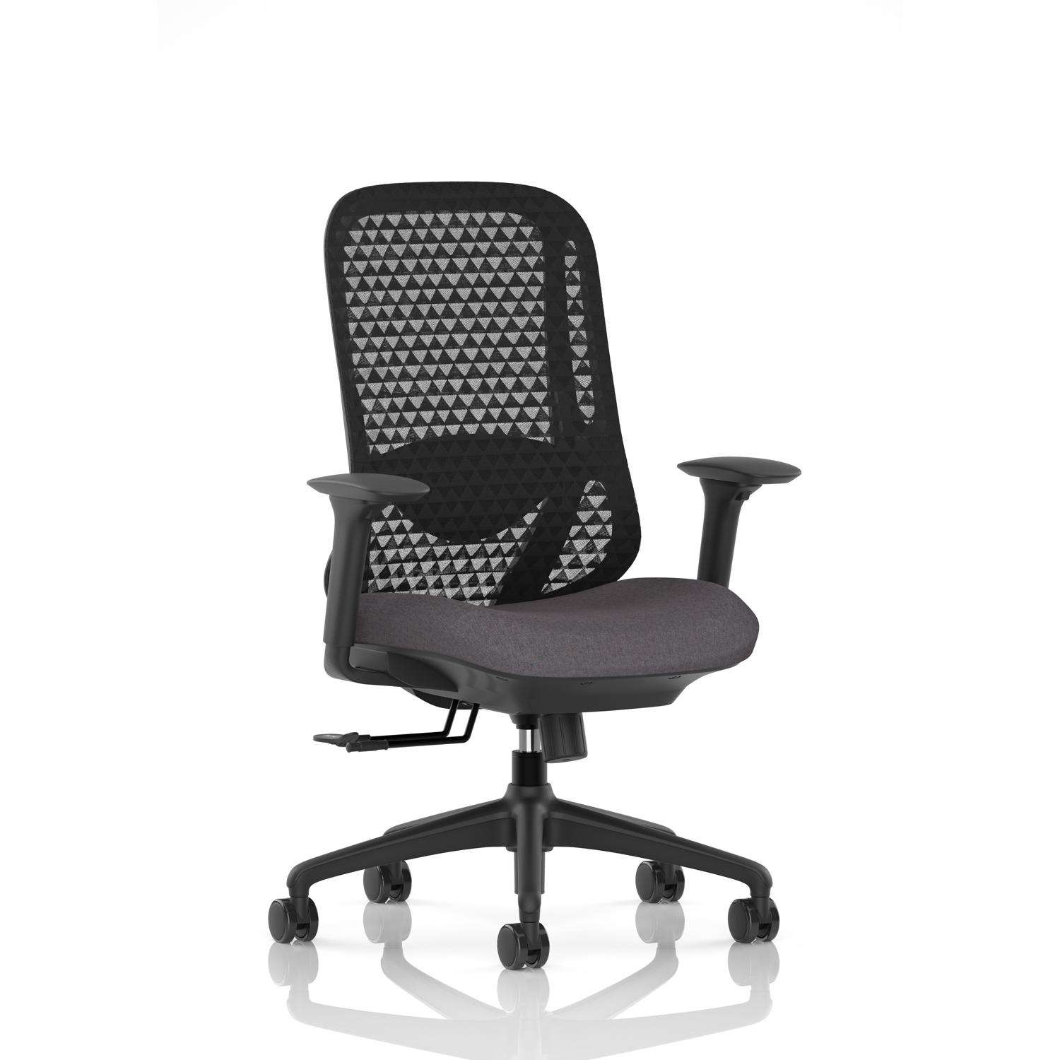 Prism Mesh Back Chair With Height Adjustable Arms Bespoke Colour Seat Rivet Fuse Prism Mesh Back Chair With Height Adjustable Arms Bespoke Colour Seat Rivet Fuse