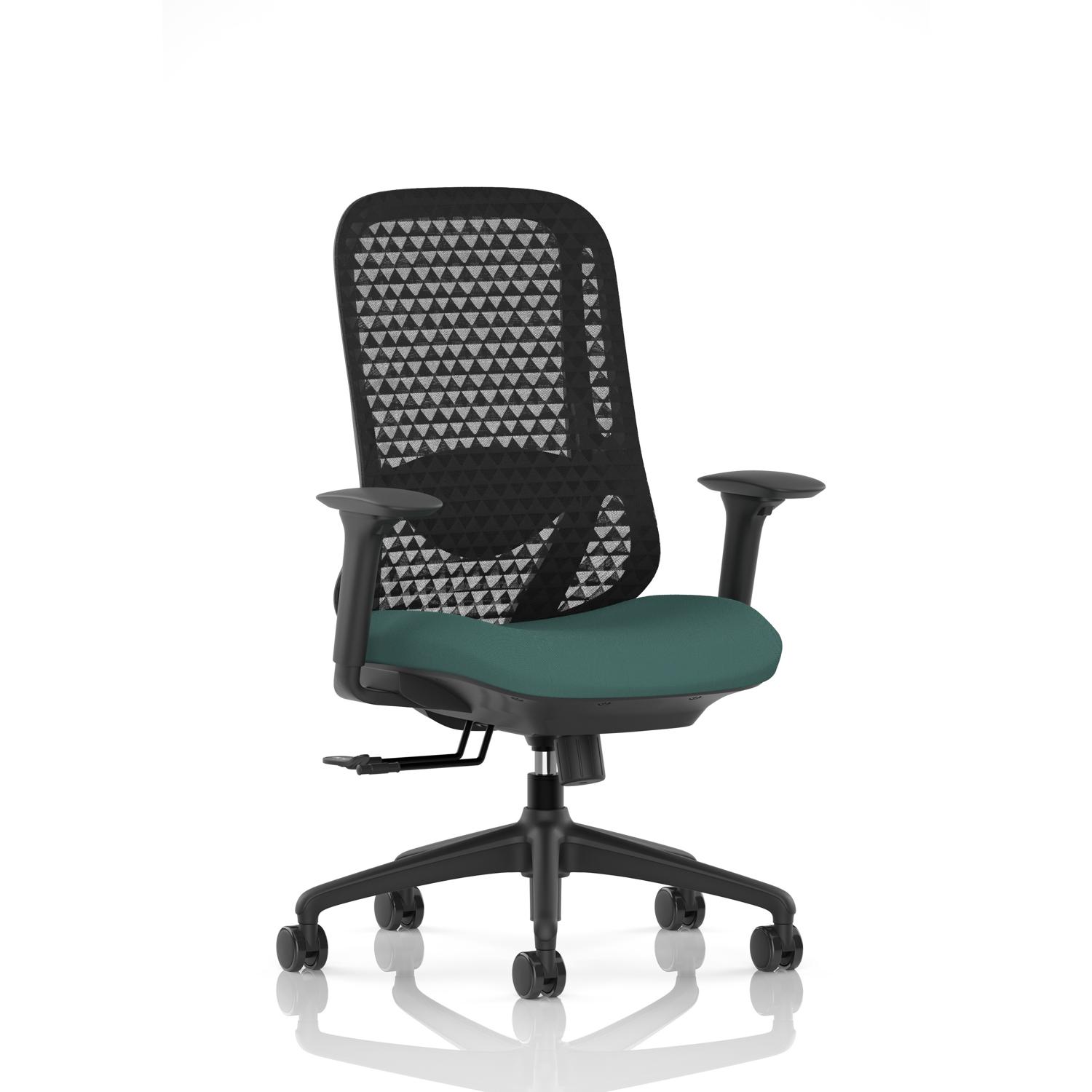 Prism Mesh Back Chair With Height Adjustable Arms Bespoke Colour Seat Quest Kelp Prism Mesh Back Chair With Height Adjustable Arms Bespoke Colour Seat Quest Kelp