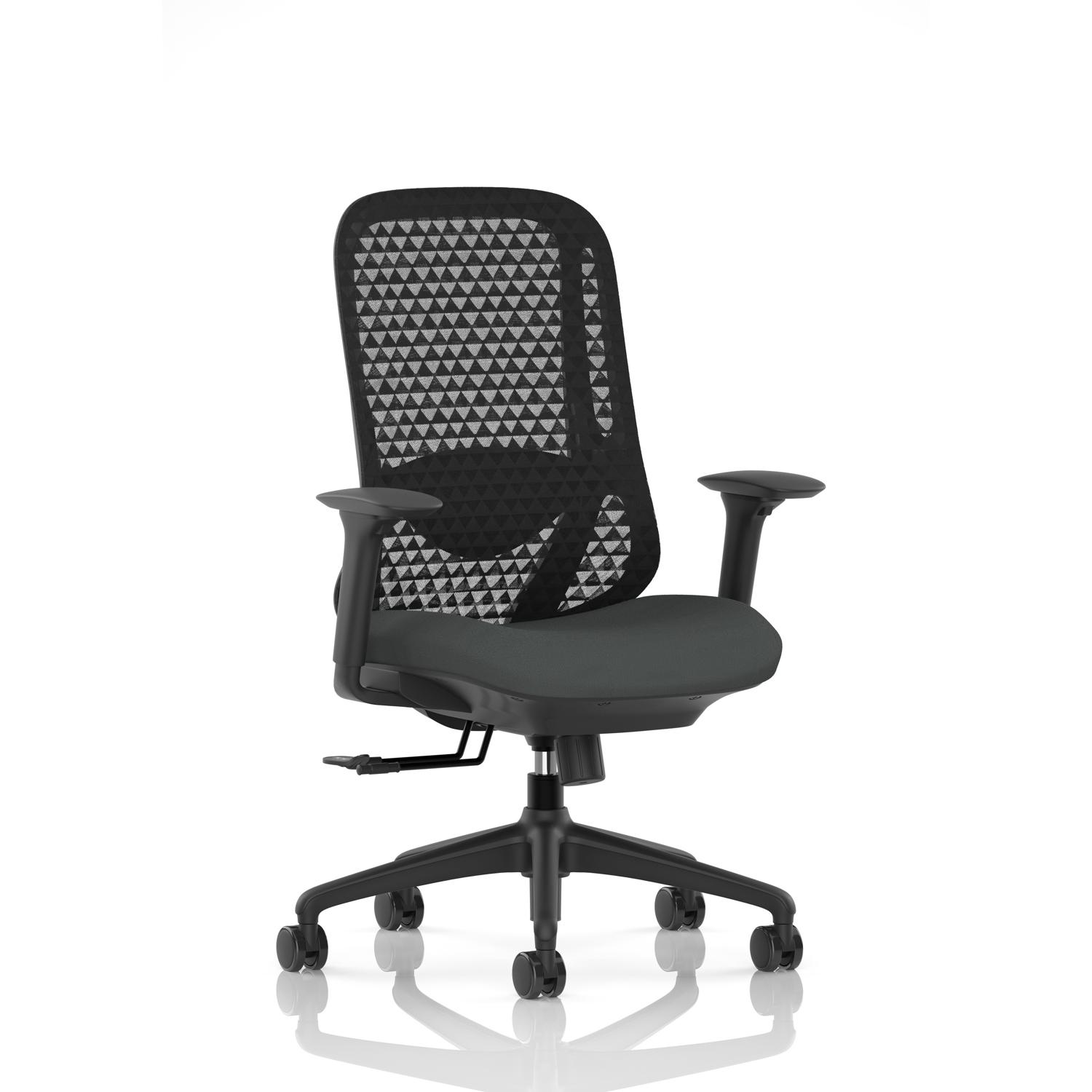 Prism Mesh Back Chair With Height Adjustable Arms Bespoke Colour Seat Quest Mussel Prism Mesh Back Chair With Height Adjustable Arms Bespoke Colour Seat Quest Mussel