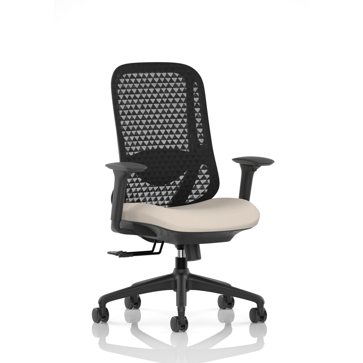 Prism Mesh Back Chair With Height Adjustable Arms Bespoke Colour Seat Quest Salt Prism Mesh Back Chair With Height Adjustable Arms Bespoke Colour Seat Quest Salt