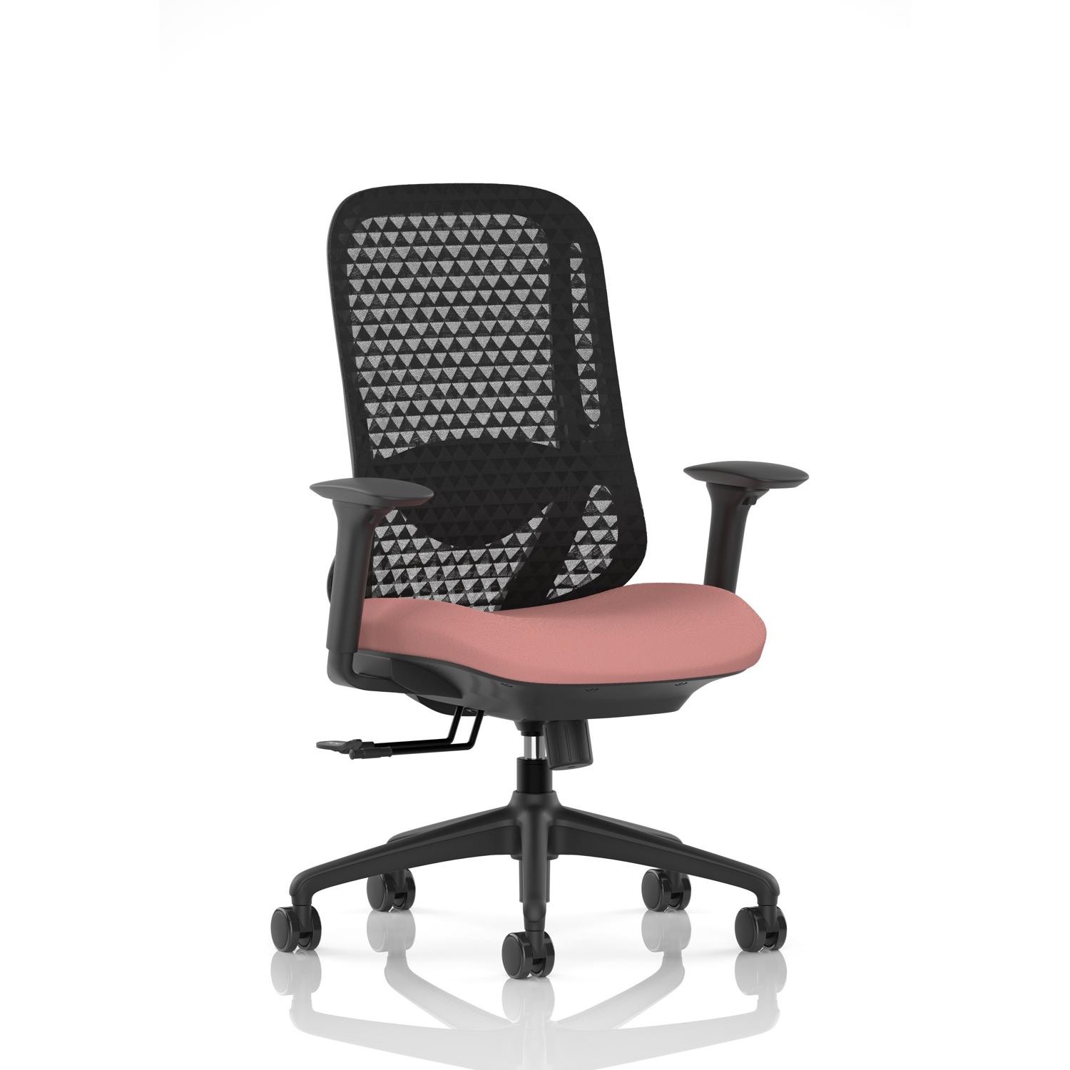 Prism Mesh Back Chair With Height Adjustable Arms Bespoke Colour Seat Quest Shrimp Prism Mesh Back Chair With Height Adjustable Arms Bespoke Colour Seat Quest Shrimp