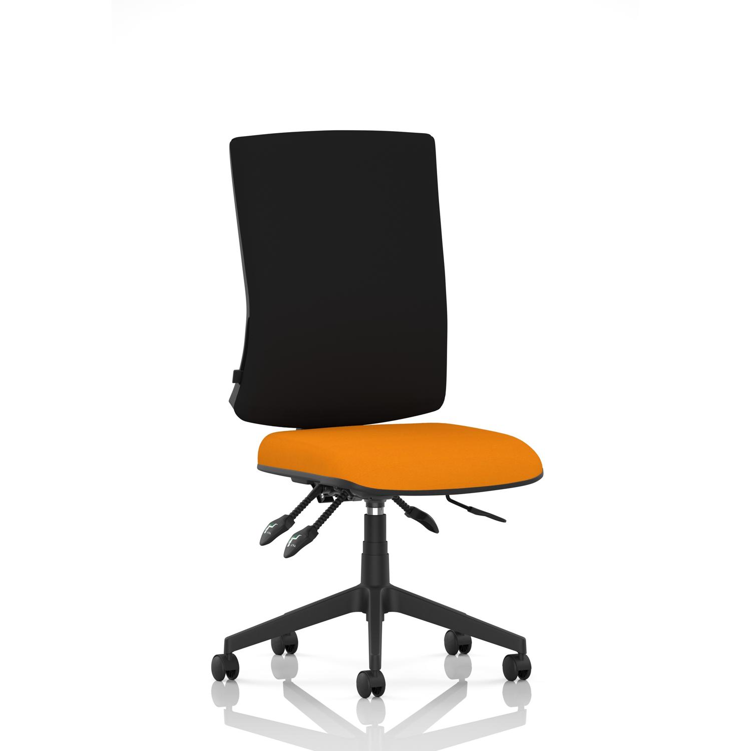 Orlena High Back Task Operator Chair Bespoke Colour Seat Senna Yellow