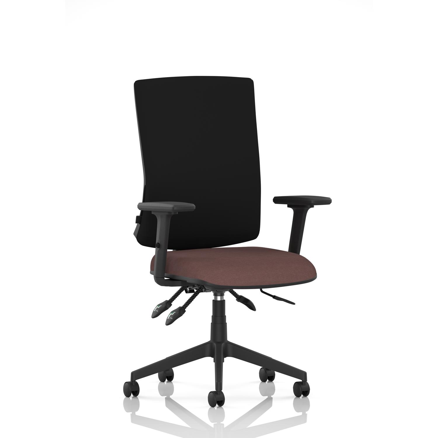 Orlena High Back Task Operator Chair With Arms Bespoke Colour Seat Rivet Forge Orlena High Back Task Operator Chair With Arms Bespoke Colour Seat Rivet Forge