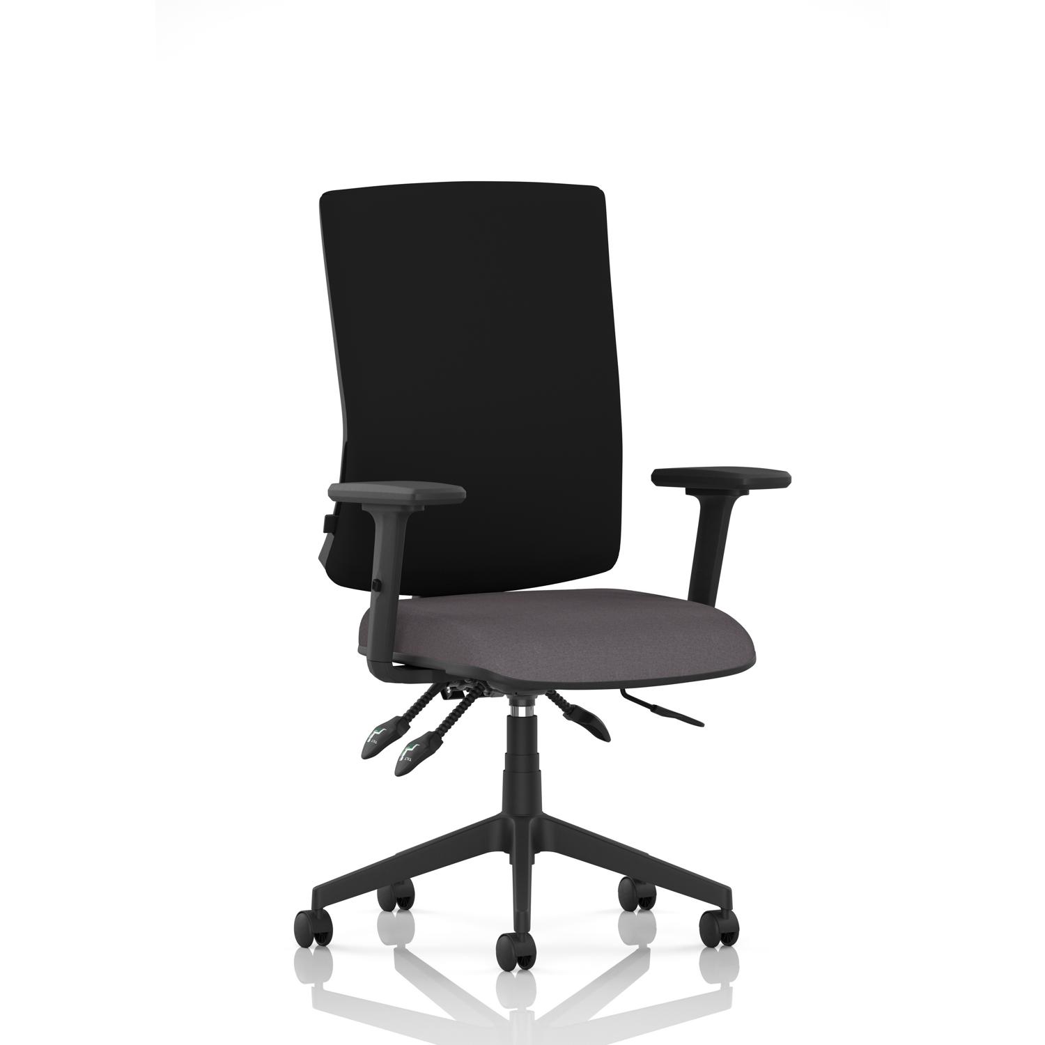 Orlena High Back Task Operator Chair With Arms Bespoke Colour Seat Rivet Fuse Orlena High Back Task Operator Chair With Arms Bespoke Colour Seat Rivet Fuse