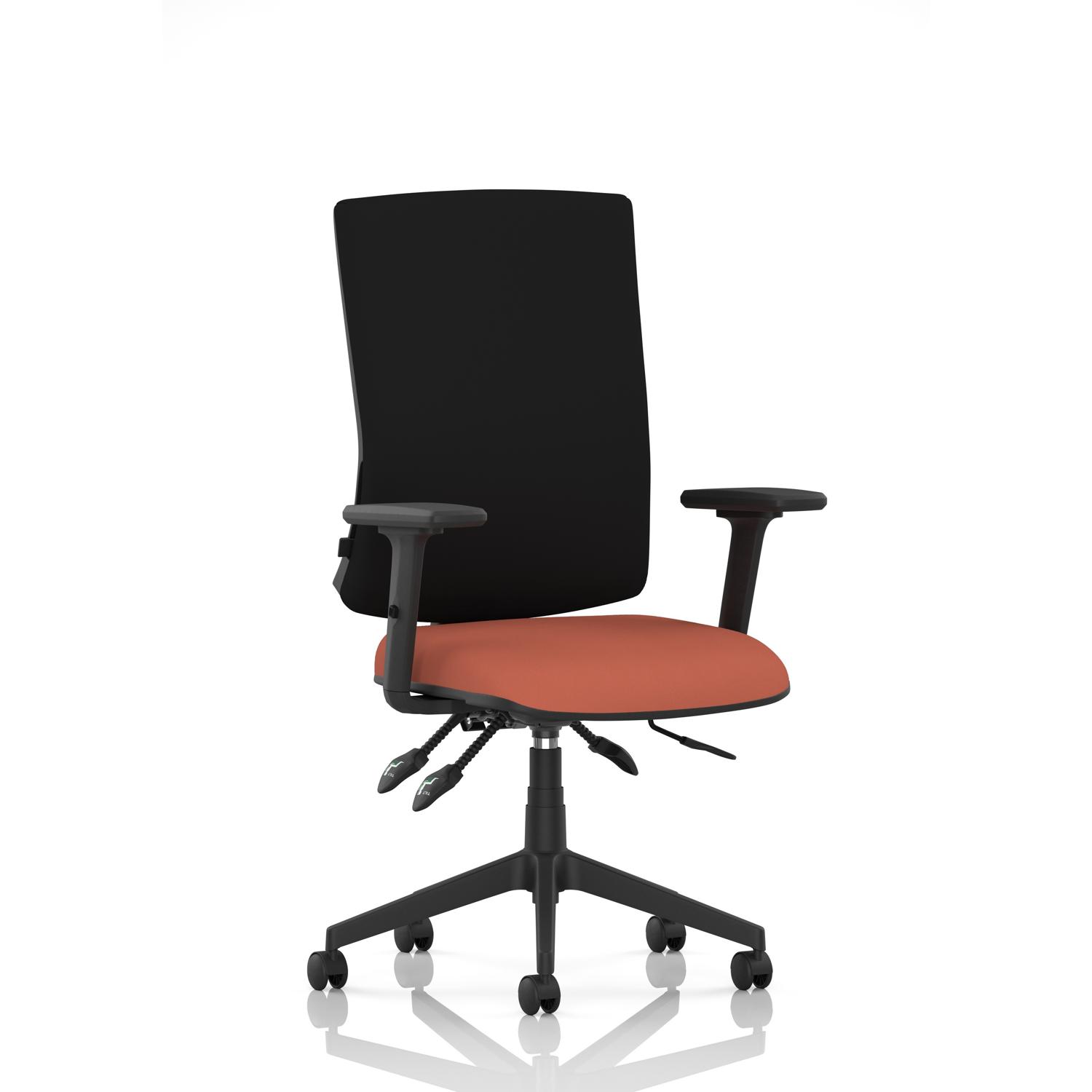 Orlena High Back Task Operator Chair With Arms Bespoke Colour Seat Quest Crab Orlena High Back Task Operator Chair With Arms Bespoke Colour Seat Quest Crab