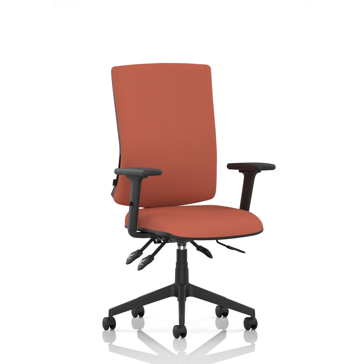 Orlena High Back Task Operator Chair With Arms Bespoke Colour Back And Seat Quest Crab Orlena High Back Task Operator Chair With Arms Bespoke Colour Back And Seat Quest Crab