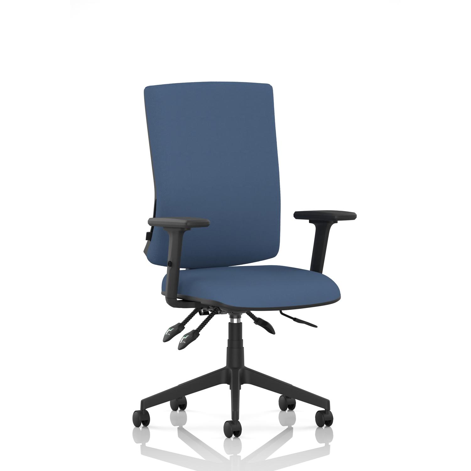 Orlena High Back Task Operator Chair With Arms Bespoke Colour Back And Seat Quest Limpet Orlena High Back Task Operator Chair With Arms Bespoke Colour Back And Seat Quest Limpet