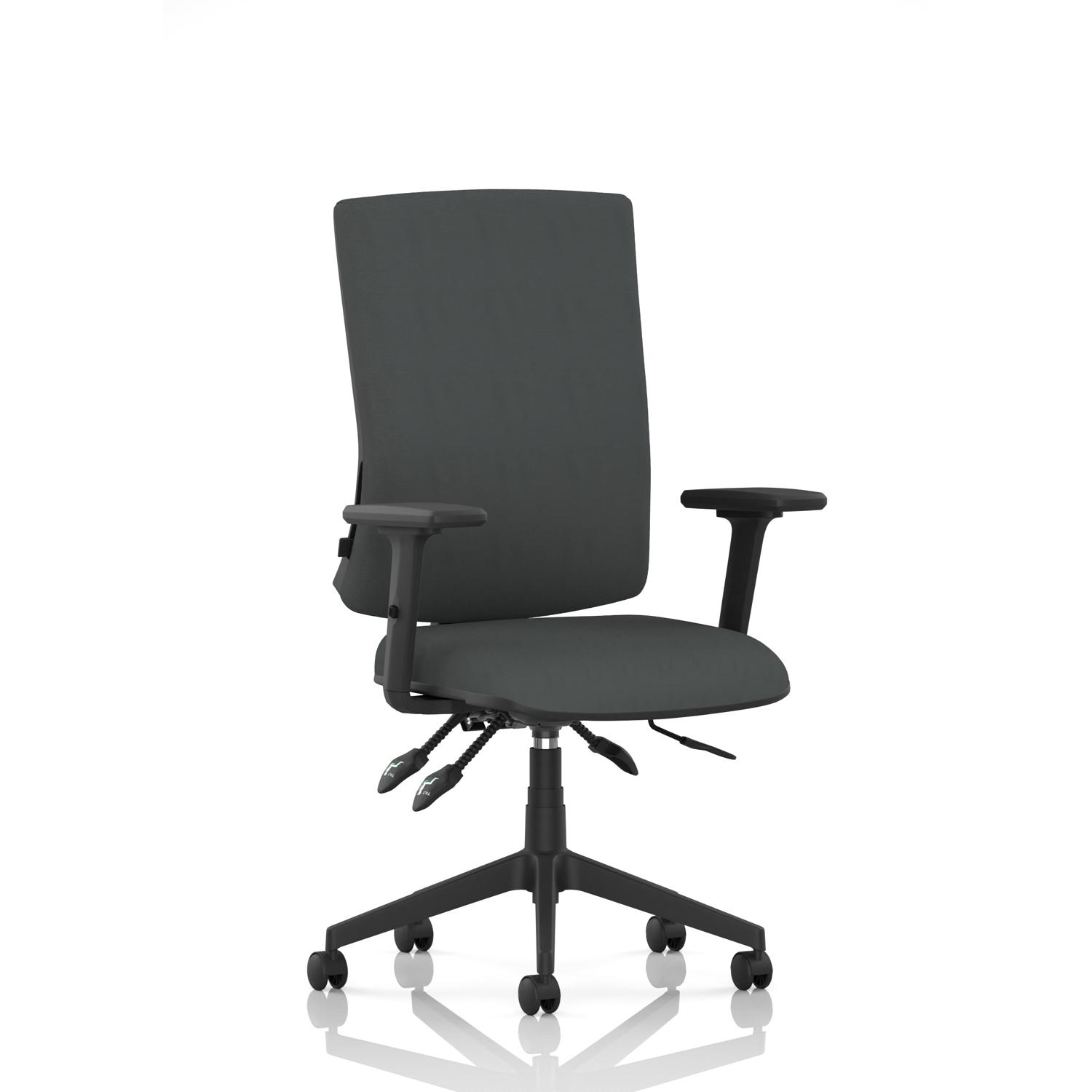 Orlena High Back Task Operator Chair With Arms Bespoke Colour Back And Seat Quest Mussel Orlena High Back Task Operator Chair With Arms Bespoke Colour Back And Seat Quest Mussel