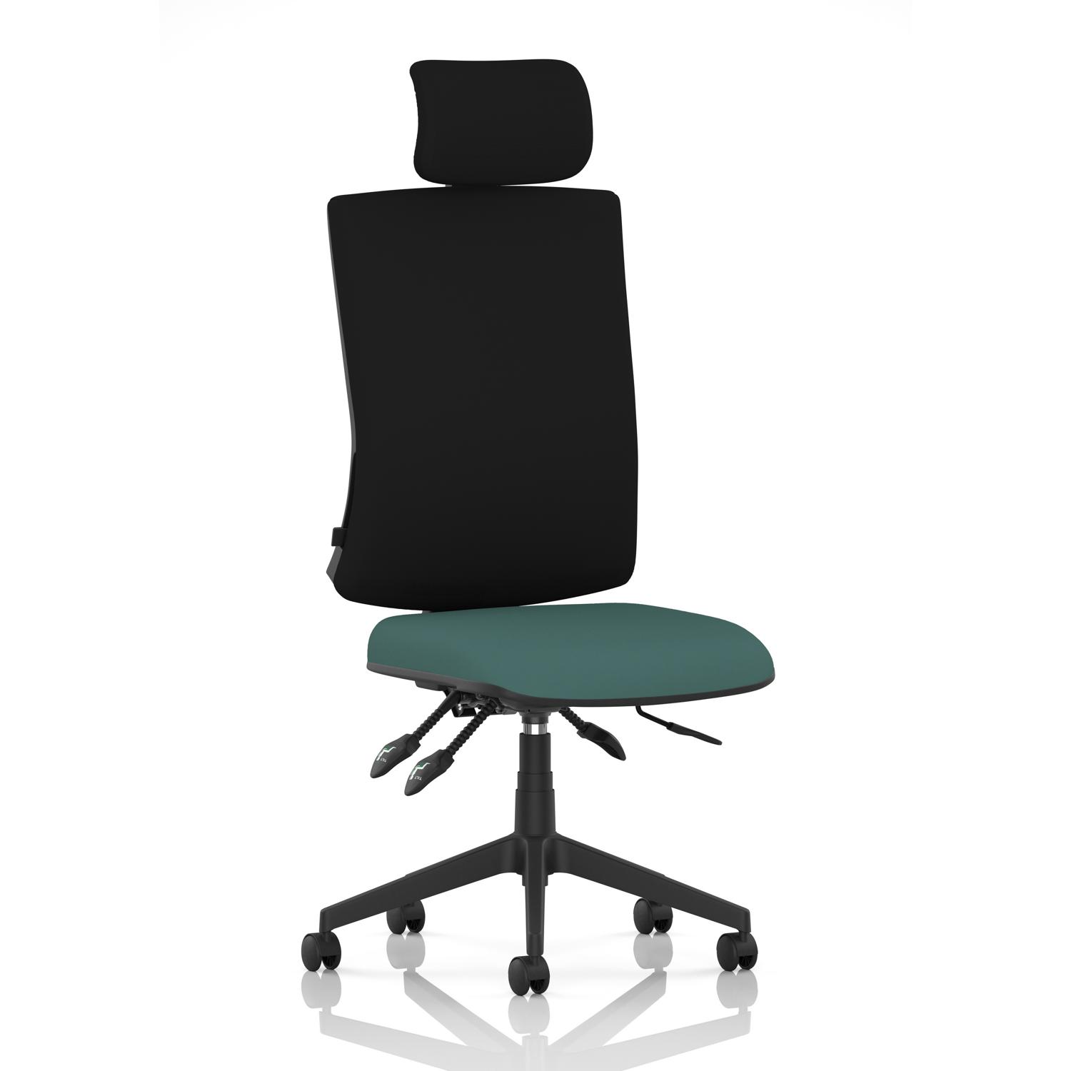 Orlena High Back Task Operator Chair With Headrest Bespoke Colour Seat Quest Kelp Orlena High Back Task Operator Chair With Headrest Bespoke Colour Seat Quest Kelp
