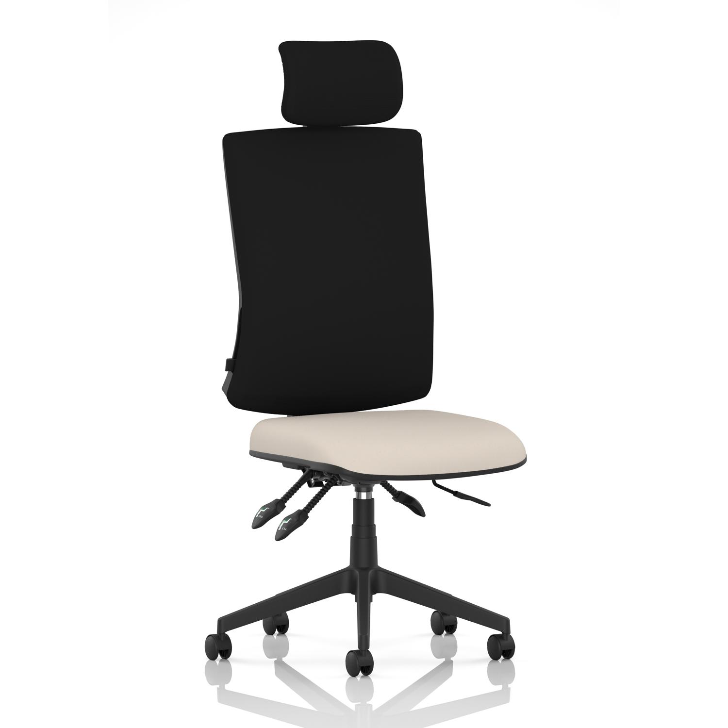Orlena High Back Task Operator Chair With Headrest Bespoke Colour Seat Quest Salt Orlena High Back Task Operator Chair With Headrest Bespoke Colour Seat Quest Salt