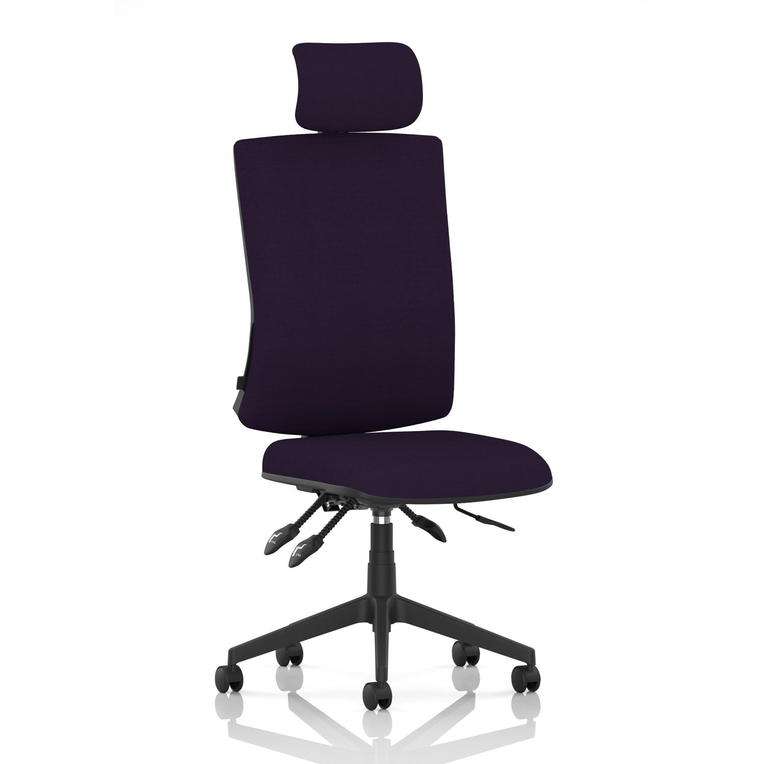 Orlena High Back Task Operator Chair With Headrest Bespoke Colour Back And Seat Tansy Purple Orlena High Back Task Operator Chair With Headrest Bespoke Colour Back And Seat Tansy Purple