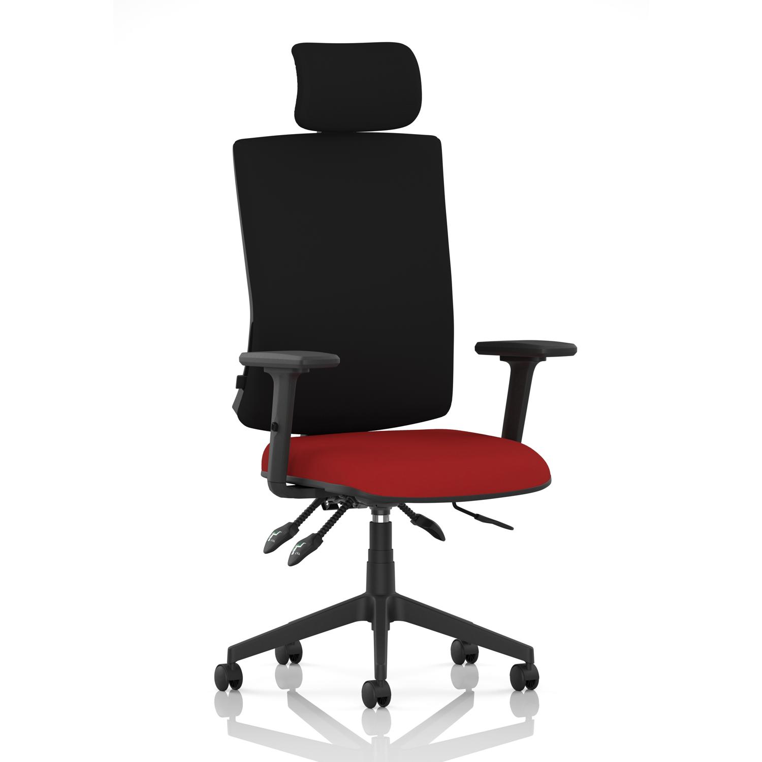Orlena High Back Task Operator Chair With Arms And Headrest Bespoke Colour Seat Bergamot Cherry Orlena High Back Task Operator Chair With Arms And Headrest Bespoke Colour Seat Bergamot Cherry