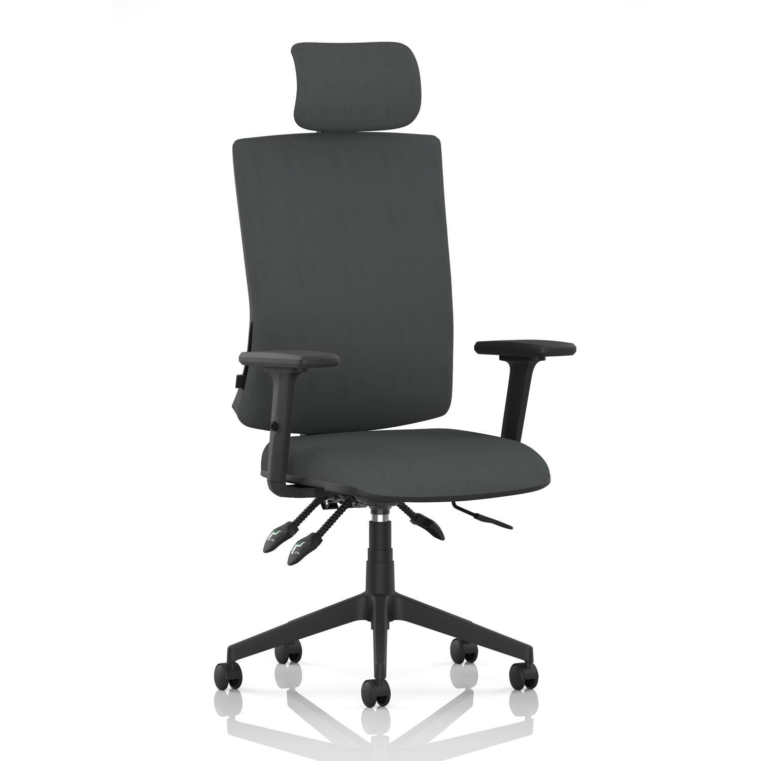 Orlena High Back Task Operator Chair With Arms And Headrest Bespoke Colour Back And Seat Quest Mussel Orlena High Back Task Operator Chair With Arms And Headrest Bespoke Colour Back And Seat Quest Mussel