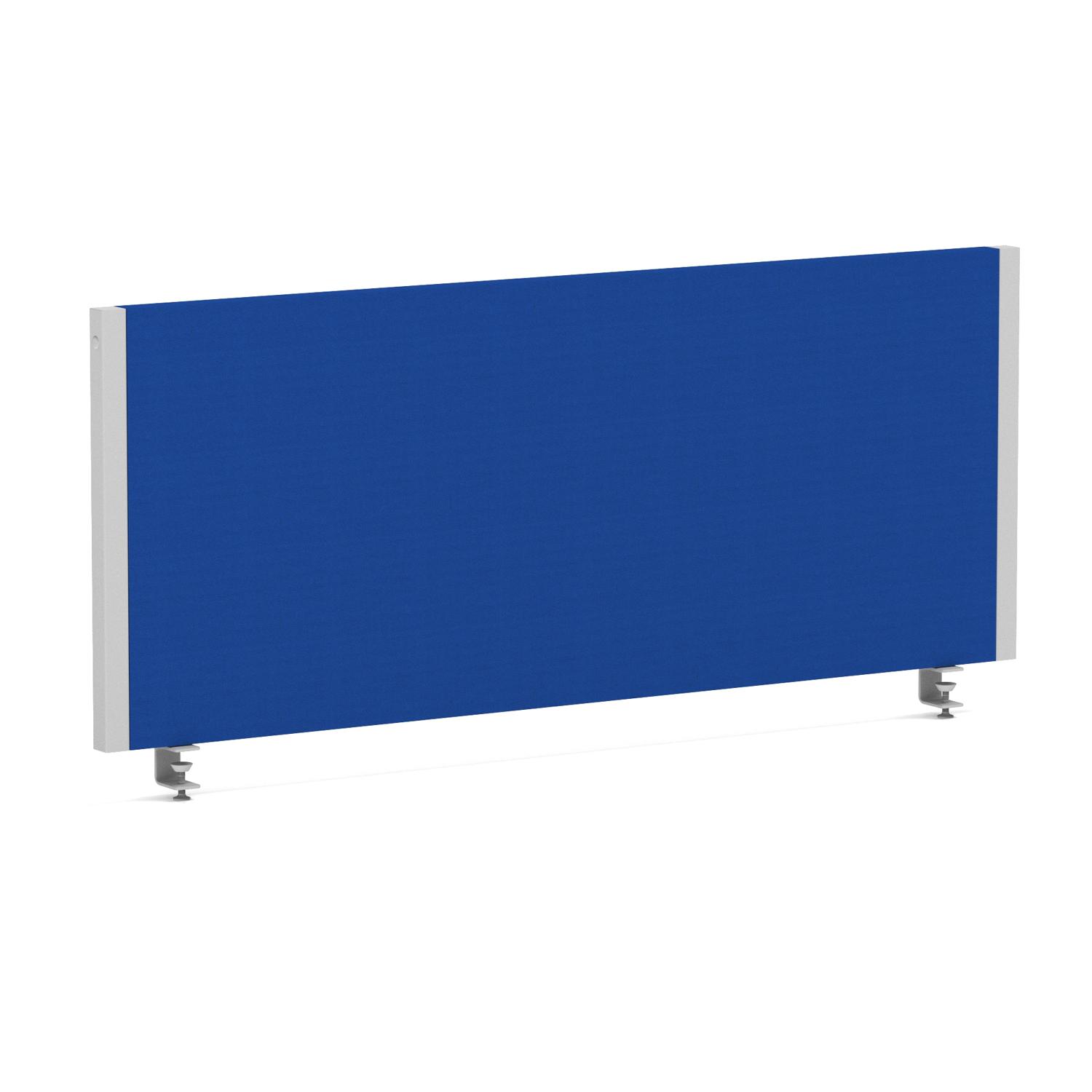 Impulse/Evolve Plus Bench Screen 1000 Silver Frame Bespoke Stevia Blue Fabric