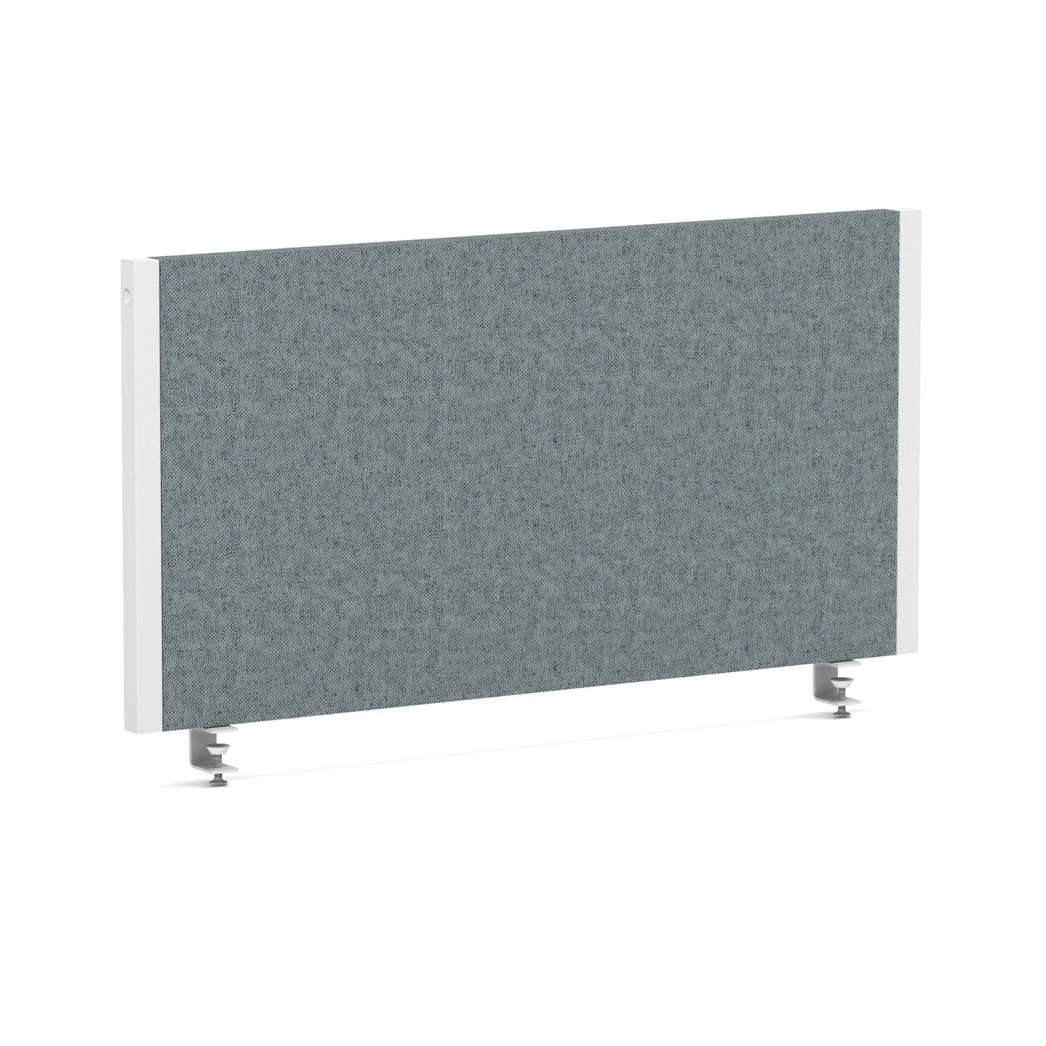 Impulse/Evolve Plus Bench Screen 800 White Frame Bespoke Rivet Tensile Fabric