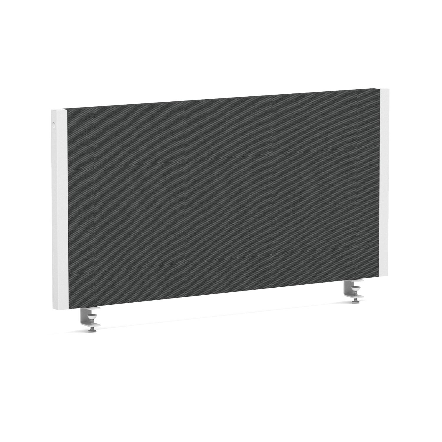 Impulse/Evolve Plus Bench Screen 800 White Frame Bespoke Quest Mussel Fabric