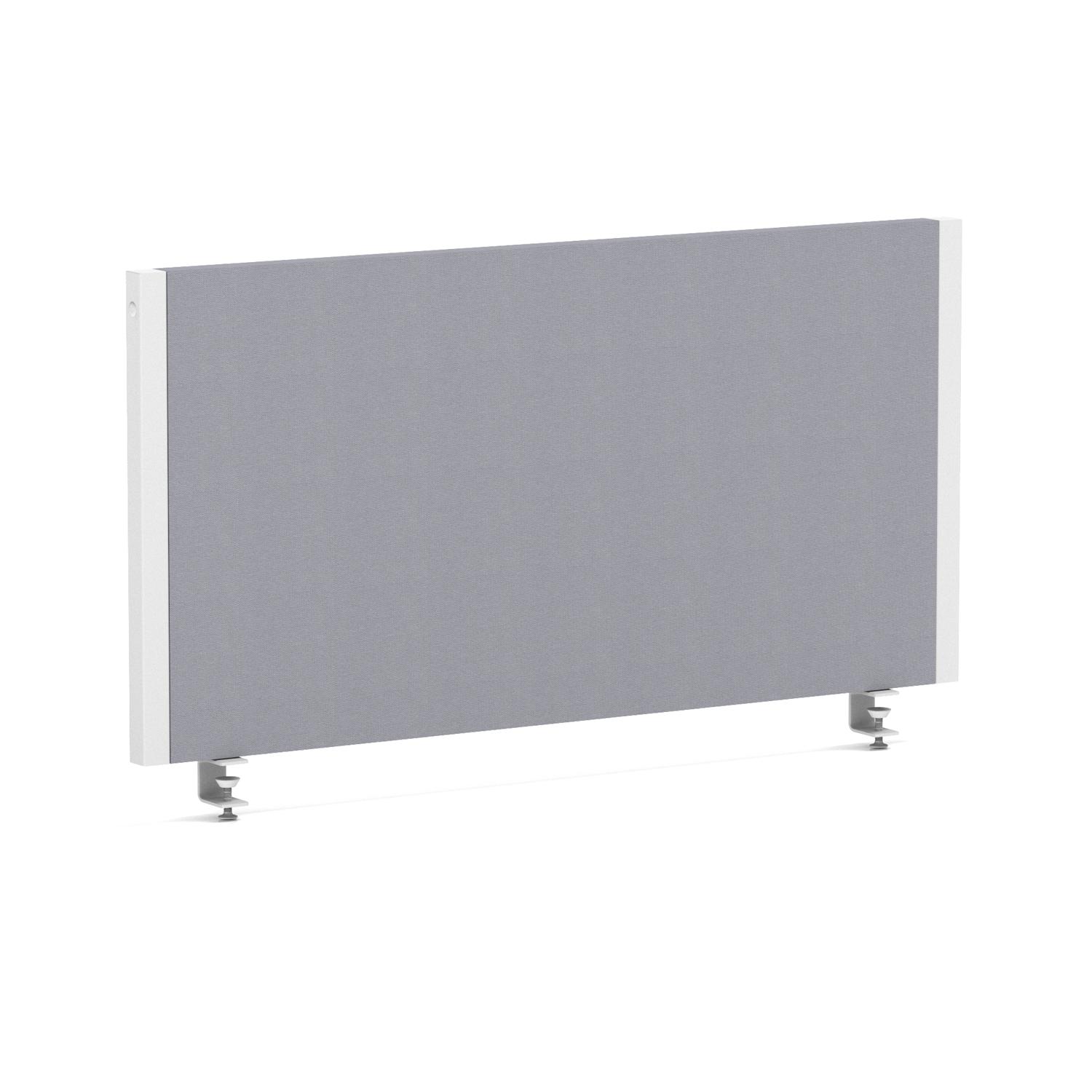 Impulse/Evolve Plus Bench Screen 800 White Frame Bespoke Quest Shell Fabric