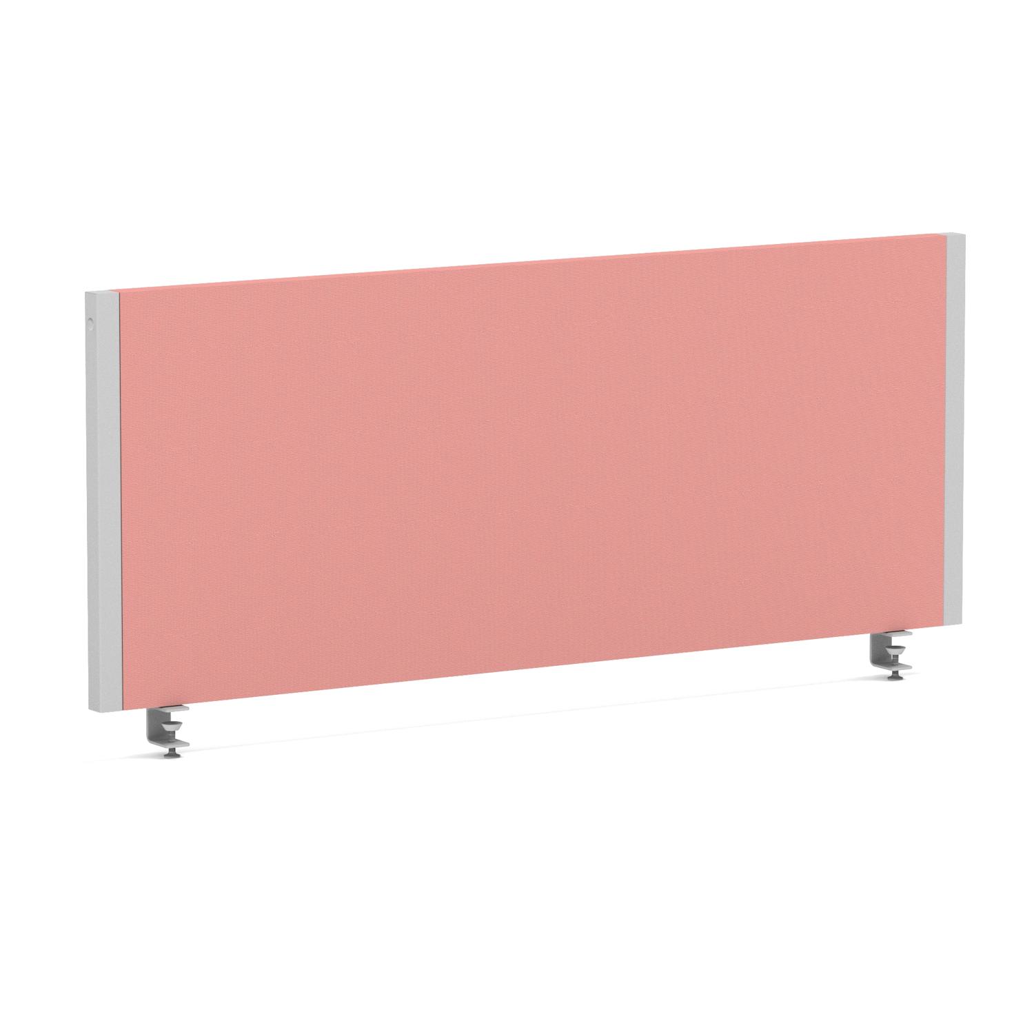 Impulse/Evolve Plus Bench Screen 1000 Silver Frame Bespoke Quest Shrimp Fabric