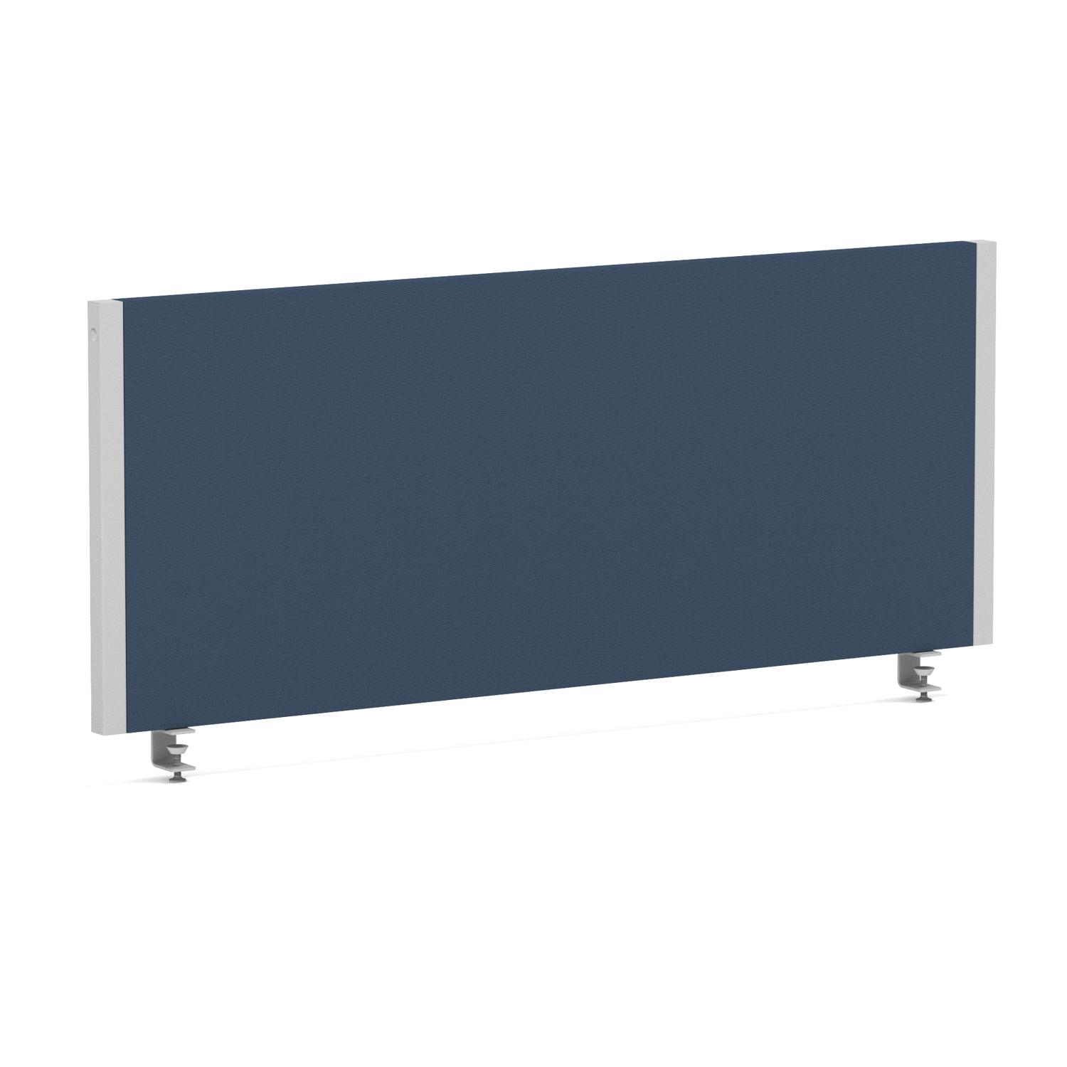 Impulse/Evolve Plus Bench Screen 1000 Silver Frame Bespoke Quest Whelk Fabric