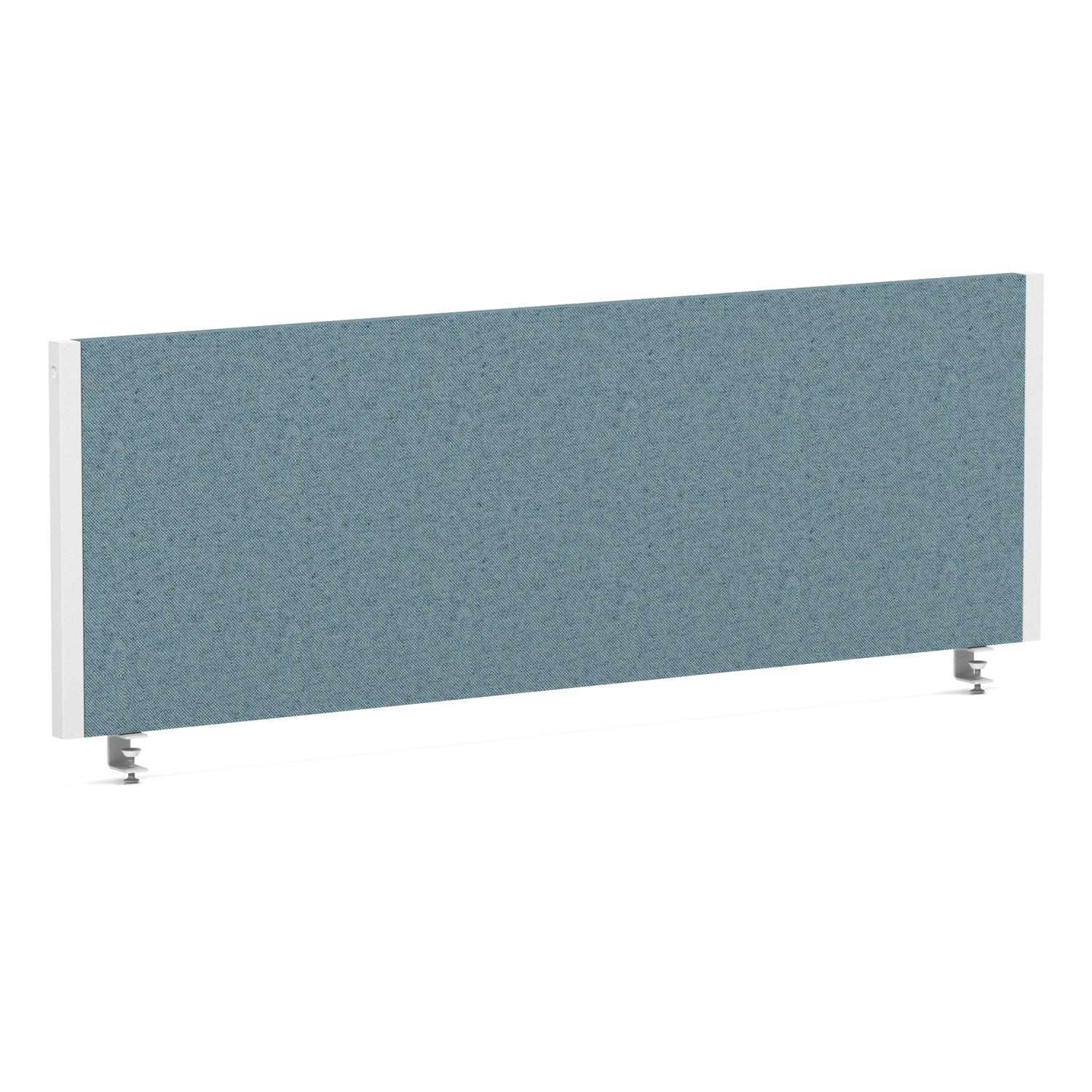 Impulse/Evolve Plus Bench Screen 1200 White Frame Bespoke Rivet Quench Fabric