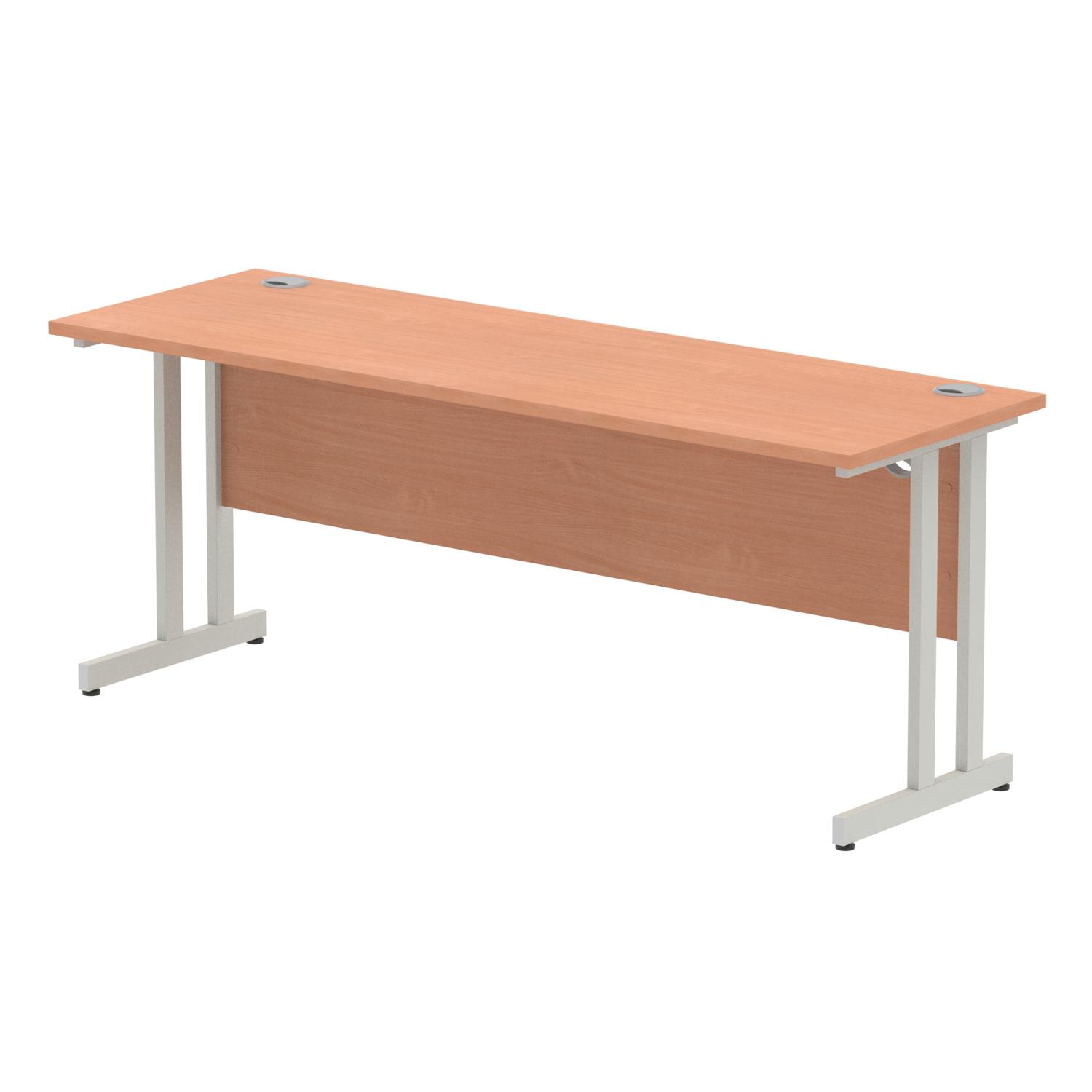Impulse Slimline Desk Cantilever Leg (Beech)
