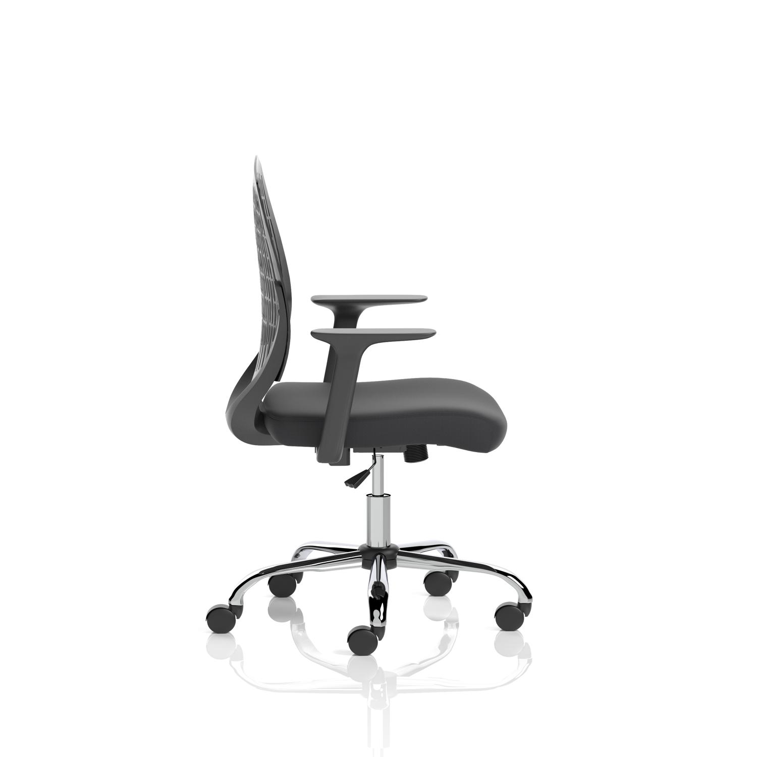 Dura With Arms Black Back Black Seat