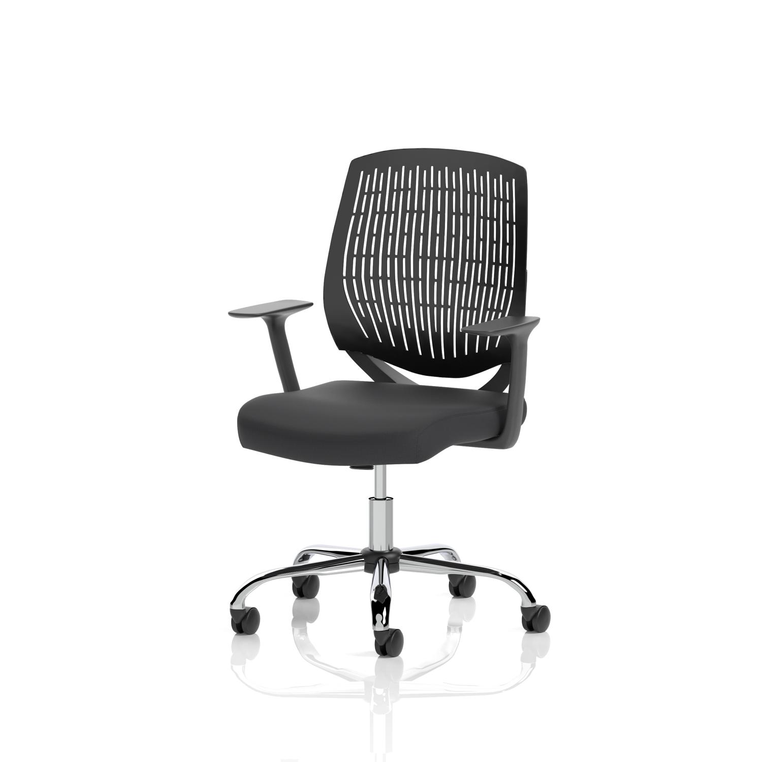 Dura With Arms Black Back Black Seat