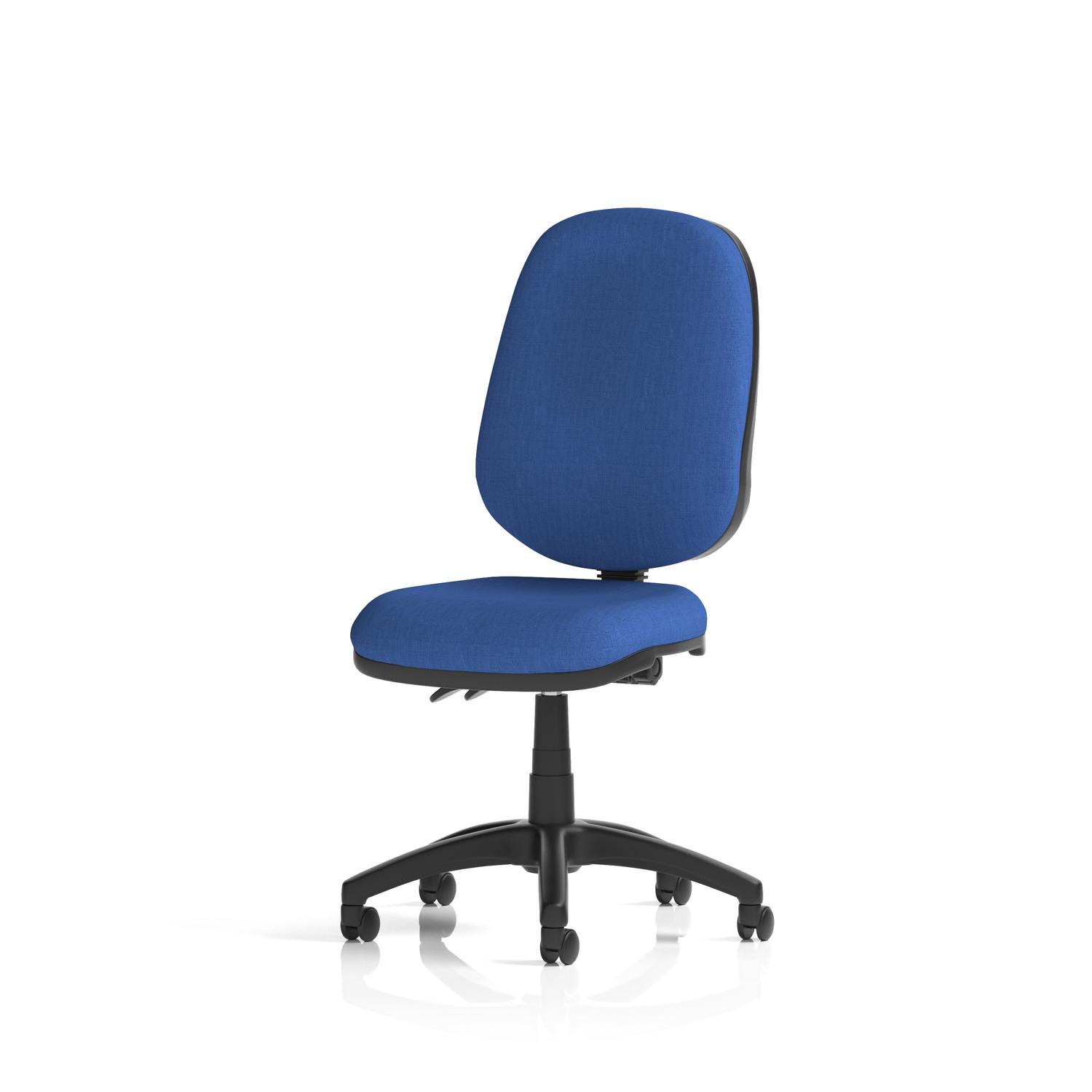 Eclipse Plus II Lever Task Operator Chair Blue Eclipse Plus II Lever Task Operator Chair Blue