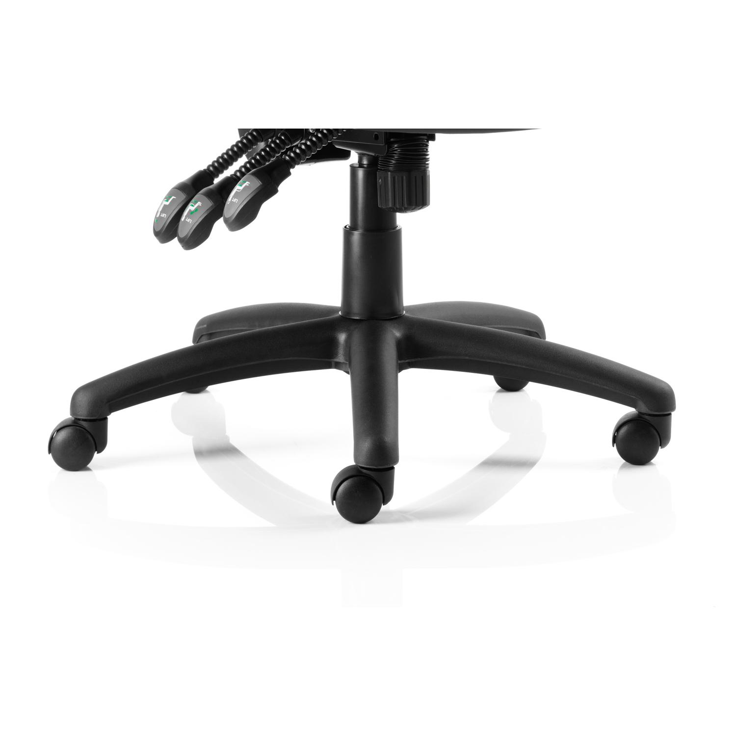 Galaxy Task Operator Chair With Height Adjustable Arms Blue Fabric