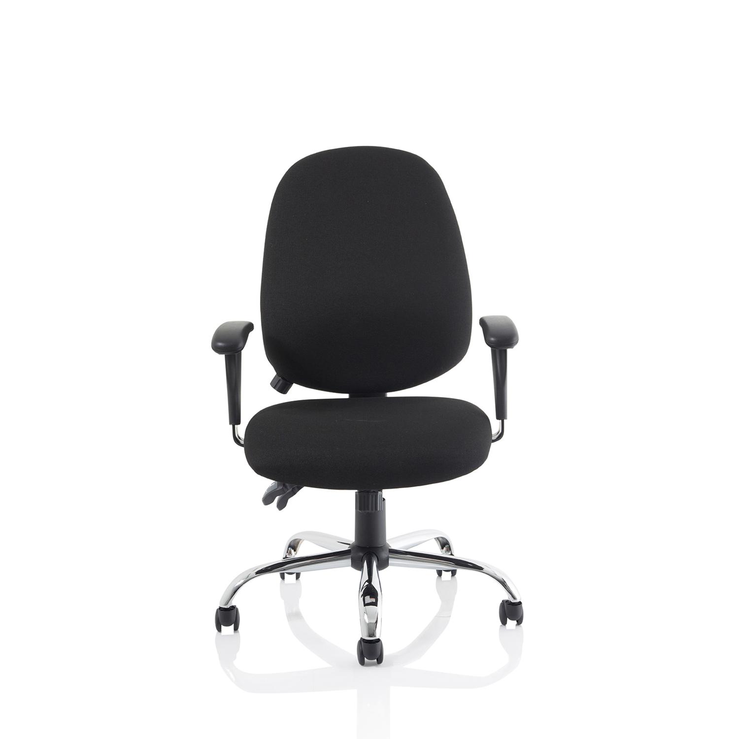 Lisbon Task Operator Chair Black Fabric