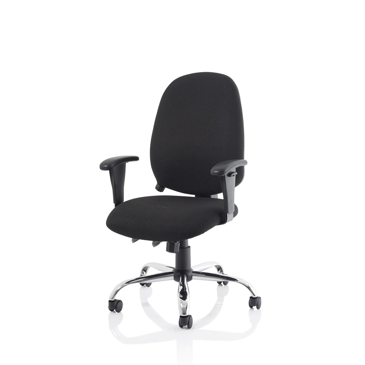 Lisbon Task Operator Chair Black Fabric