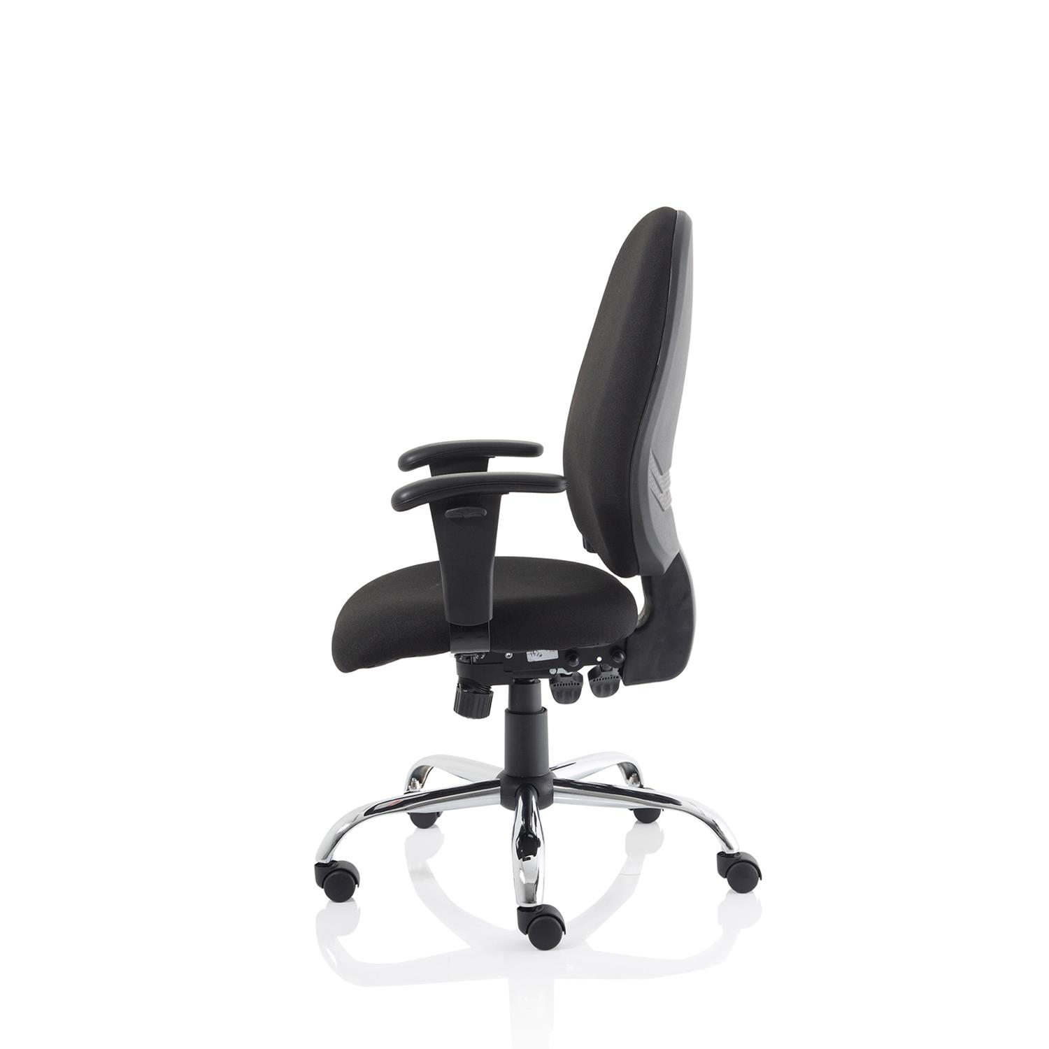 Lisbon Task Operator Chair Black Fabric