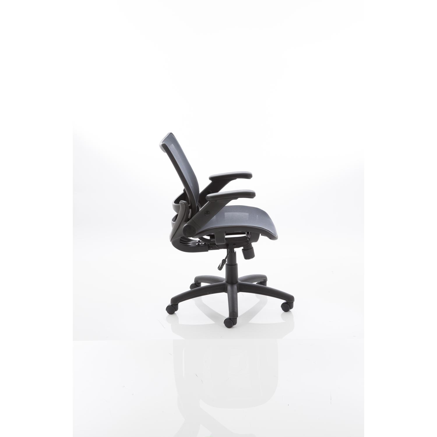 Fuller Mesh With Folding Arms Task Operator Chair