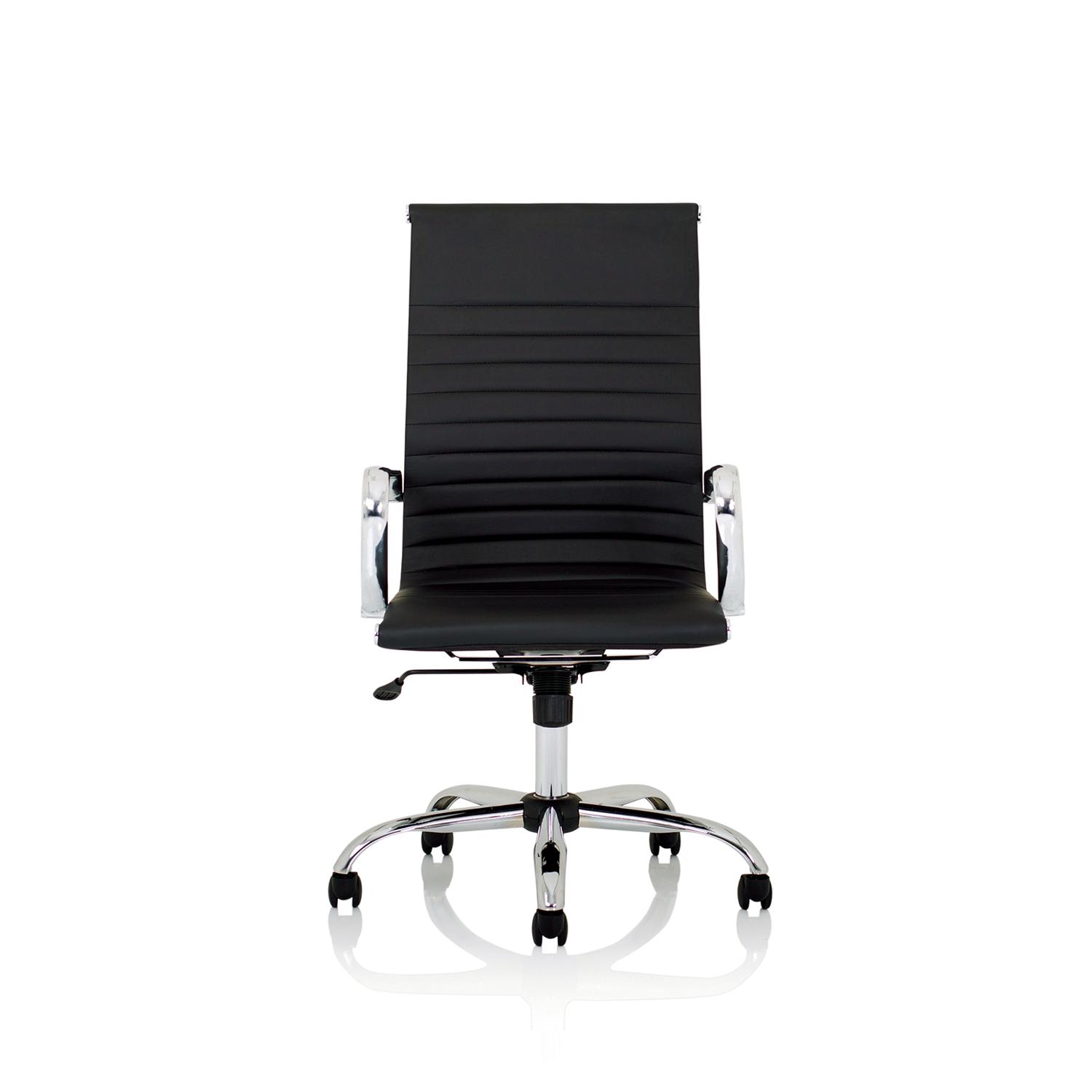 Nola Executive Chair High Back Soft Bonded Leather Black