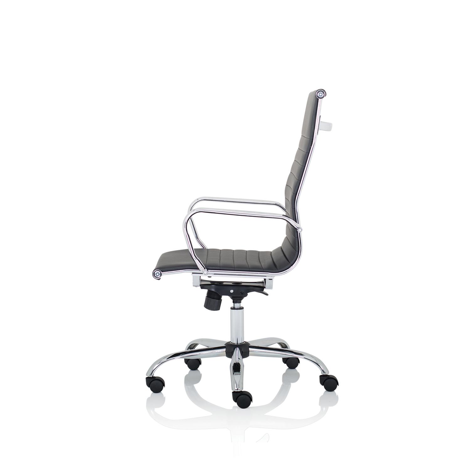 Nola Executive Chair High Back Soft Bonded Leather Black