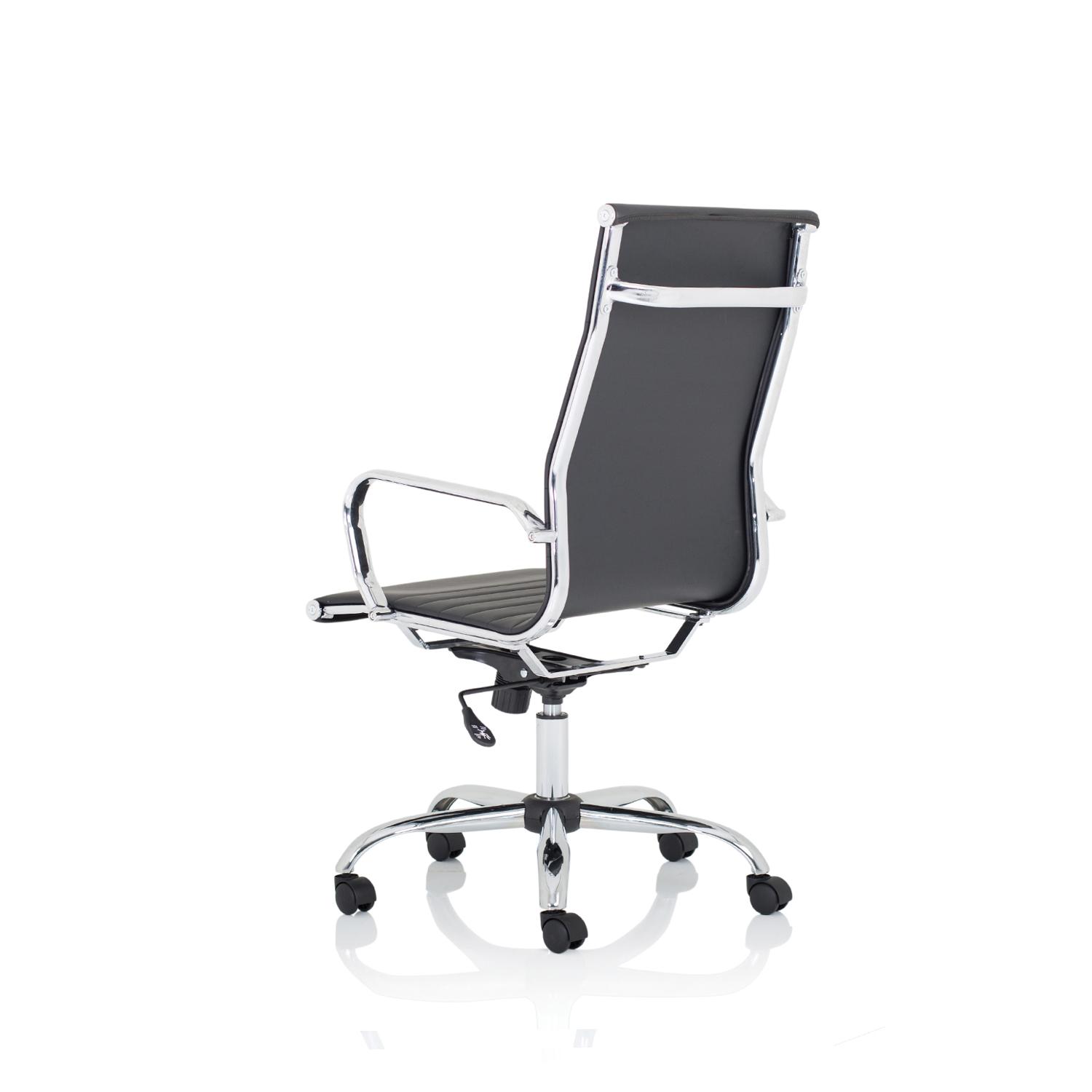 Nola Executive Chair High Back Soft Bonded Leather Black
