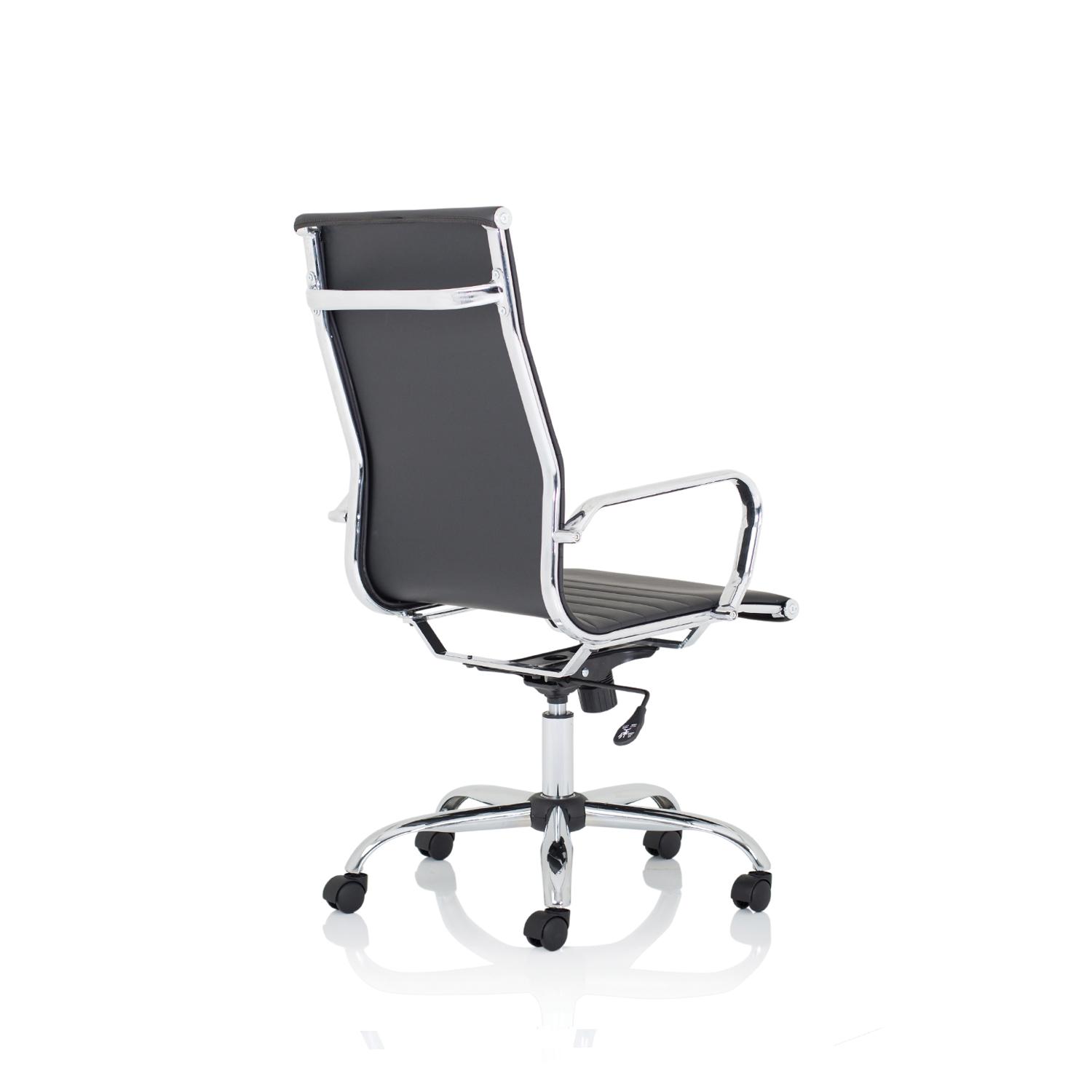 Nola Executive Chair High Back Soft Bonded Leather Black