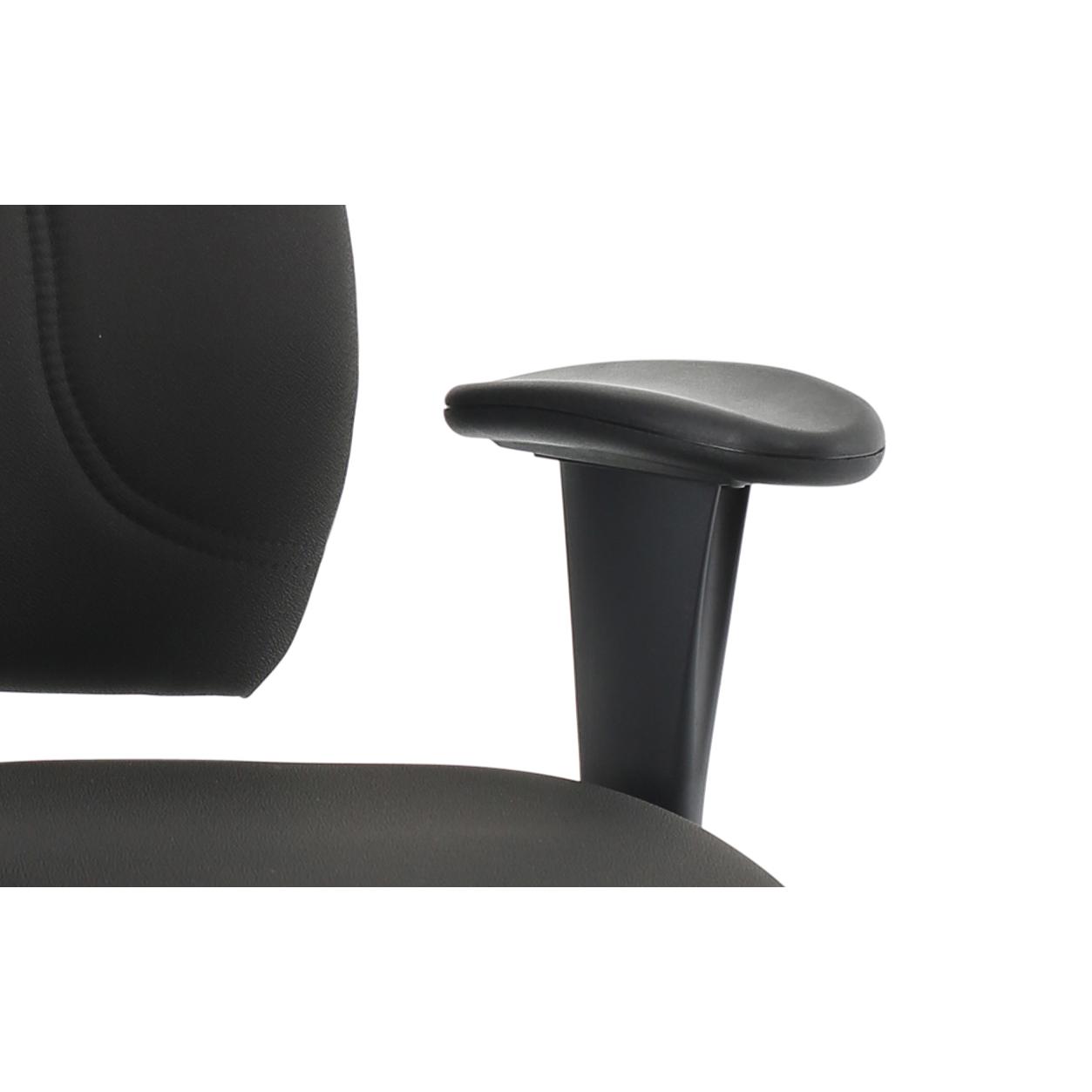 Esme Posture Chair With Height Adjustable Arms Black Fabric Esme Posture Chair With Height Adjustable Arms Black Fabric