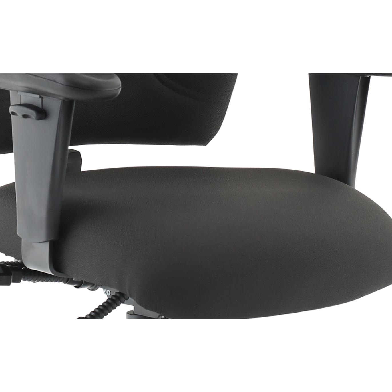 Esme Posture Chair With Height Adjustable Arms Black Fabric Esme Posture Chair With Height Adjustable Arms Black Fabric