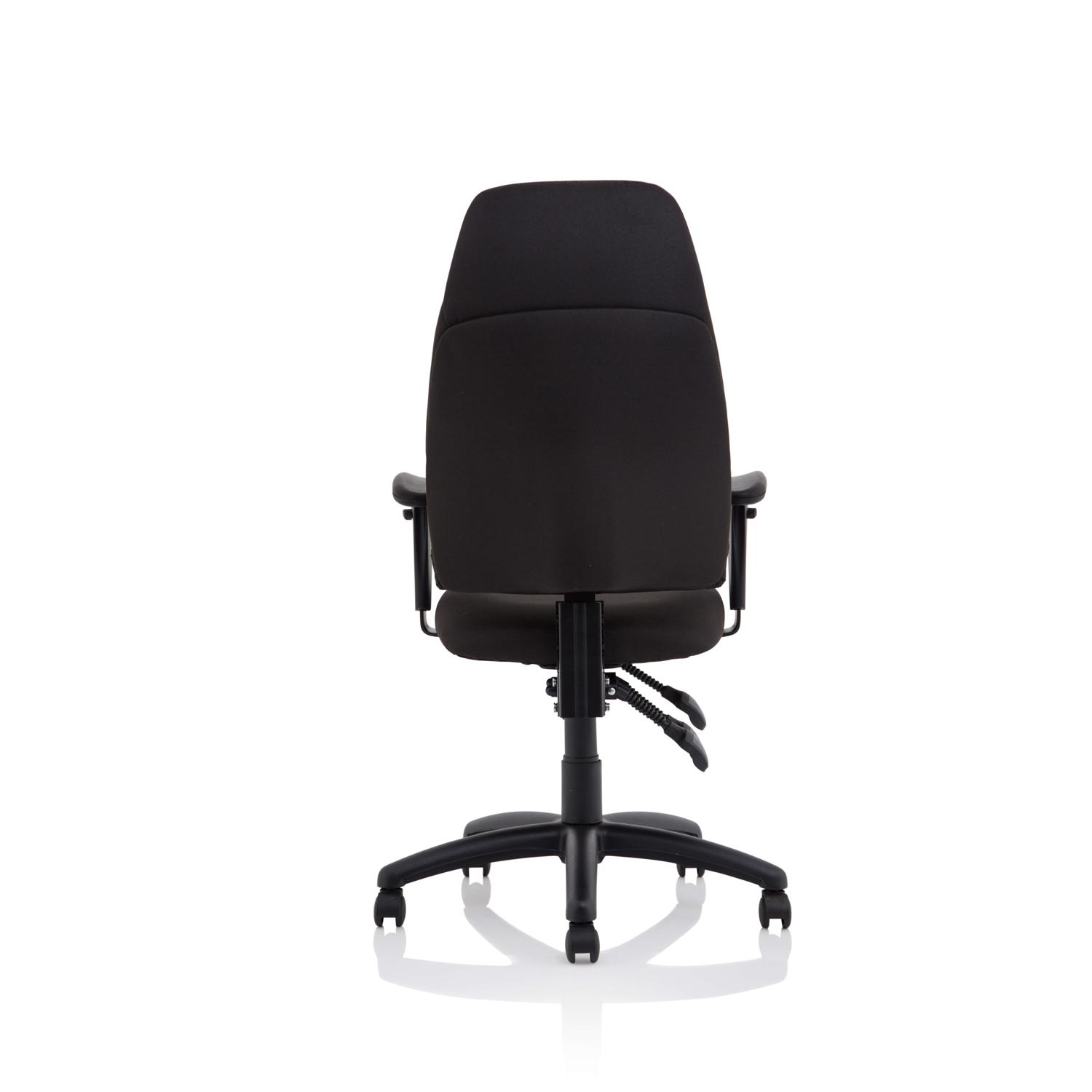 Esme Posture Chair With Height Adjustable Arms Black Fabric Esme Posture Chair With Height Adjustable Arms Black Fabric