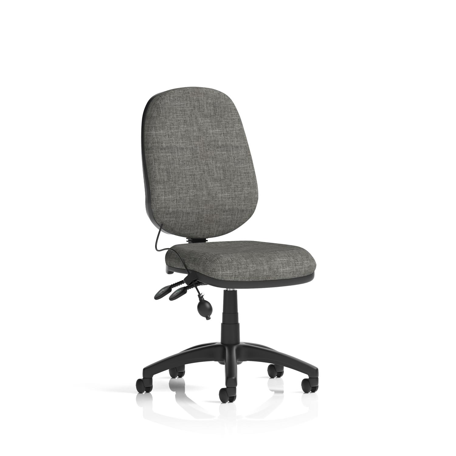 Eclipse Plus II Lever Task Operator Chair With Pump Lumbar Charcoal Eclipse Plus II Lever Task Operator Chair With Pump Lumbar Charcoal
