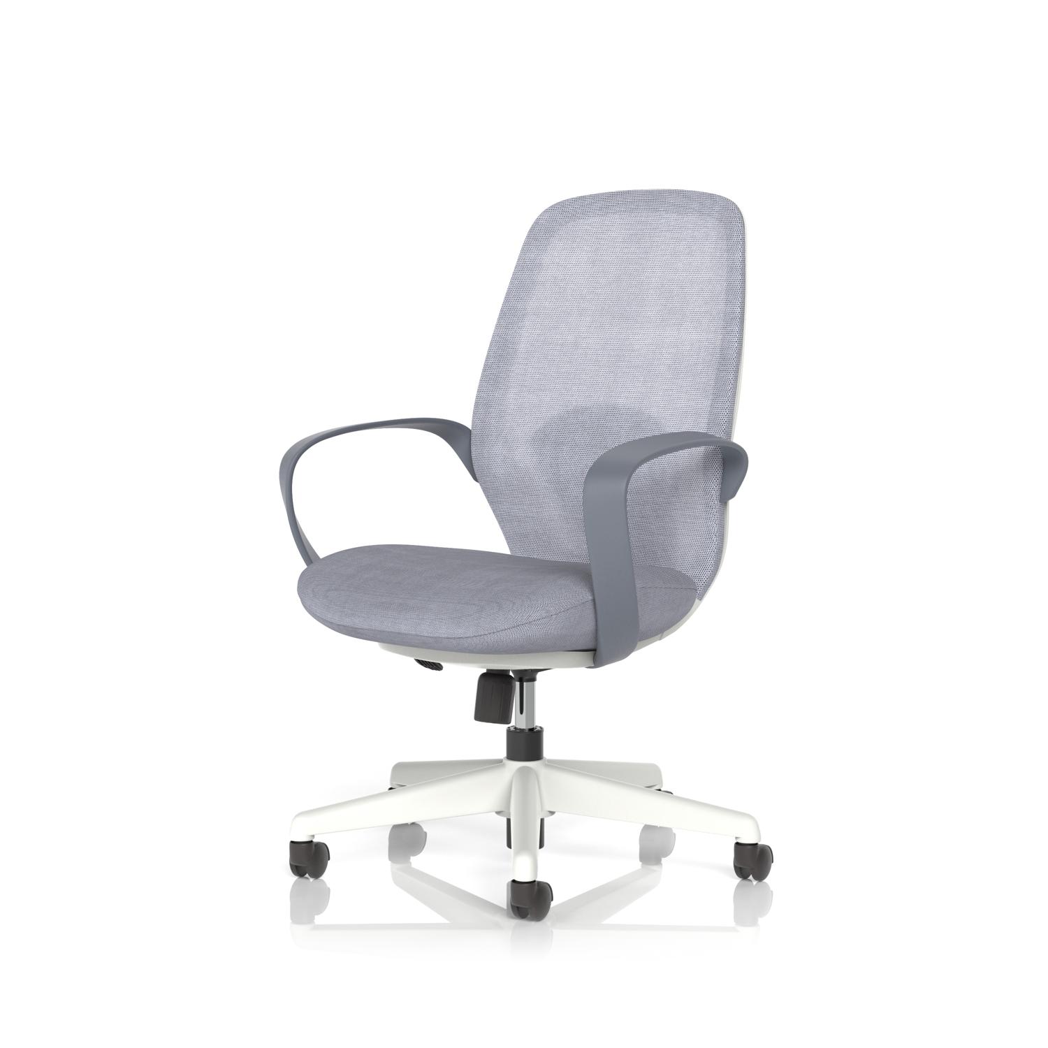 Ariel Mesh Task Operator Chair with Arms Grey