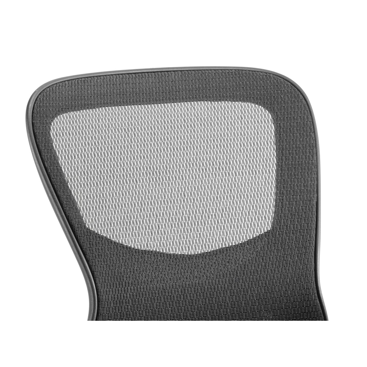 Stealth Shadow Ergo Posture Chair Black Mesh Seat And Back With Arms