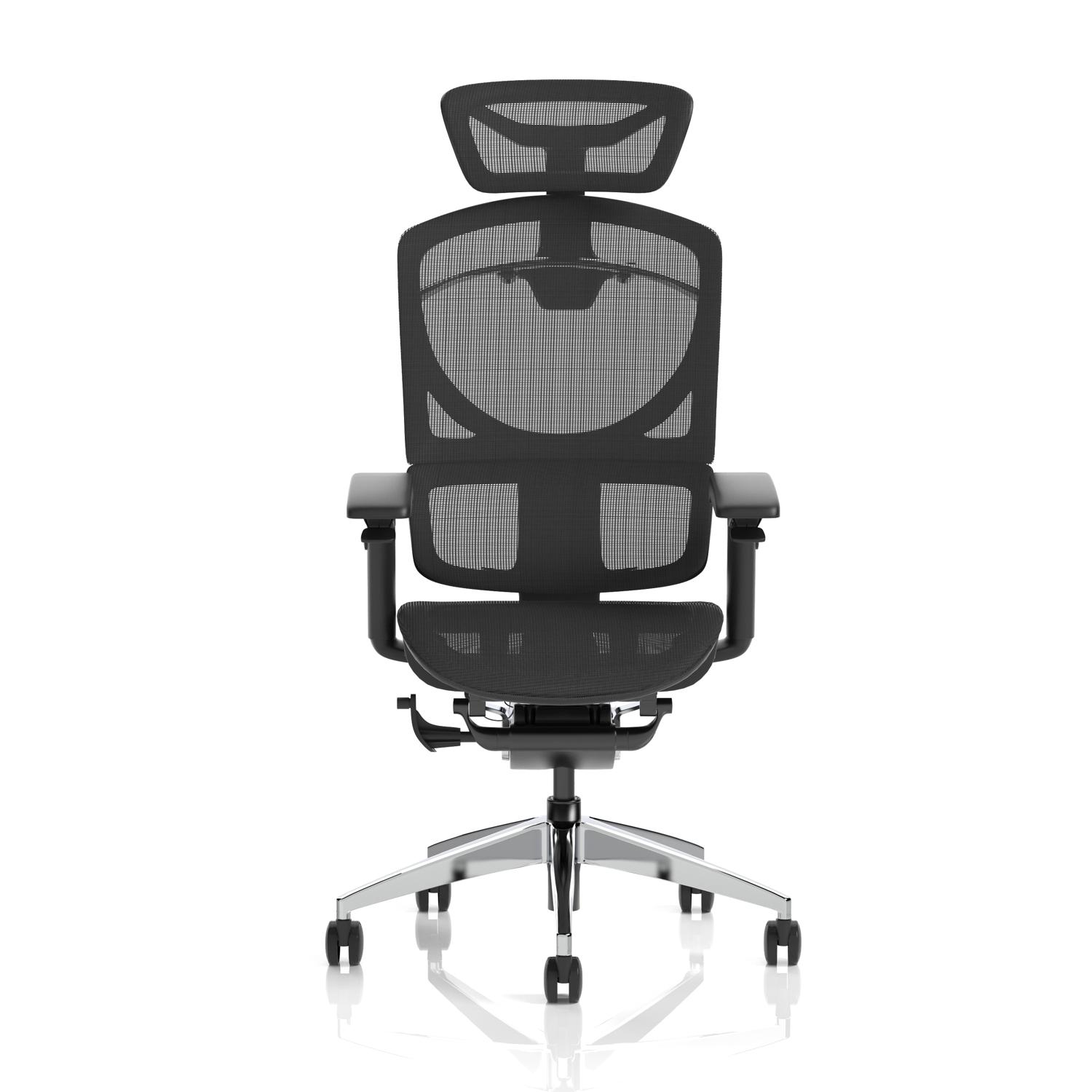 Ergo Click Plus With Headrest Black Mesh