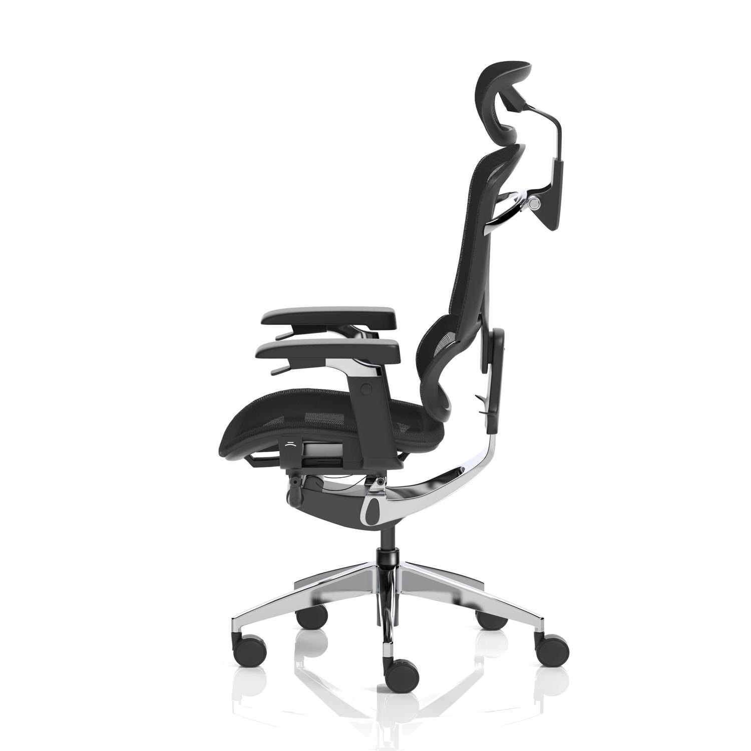 Ergo Click Plus With Headrest Black Mesh