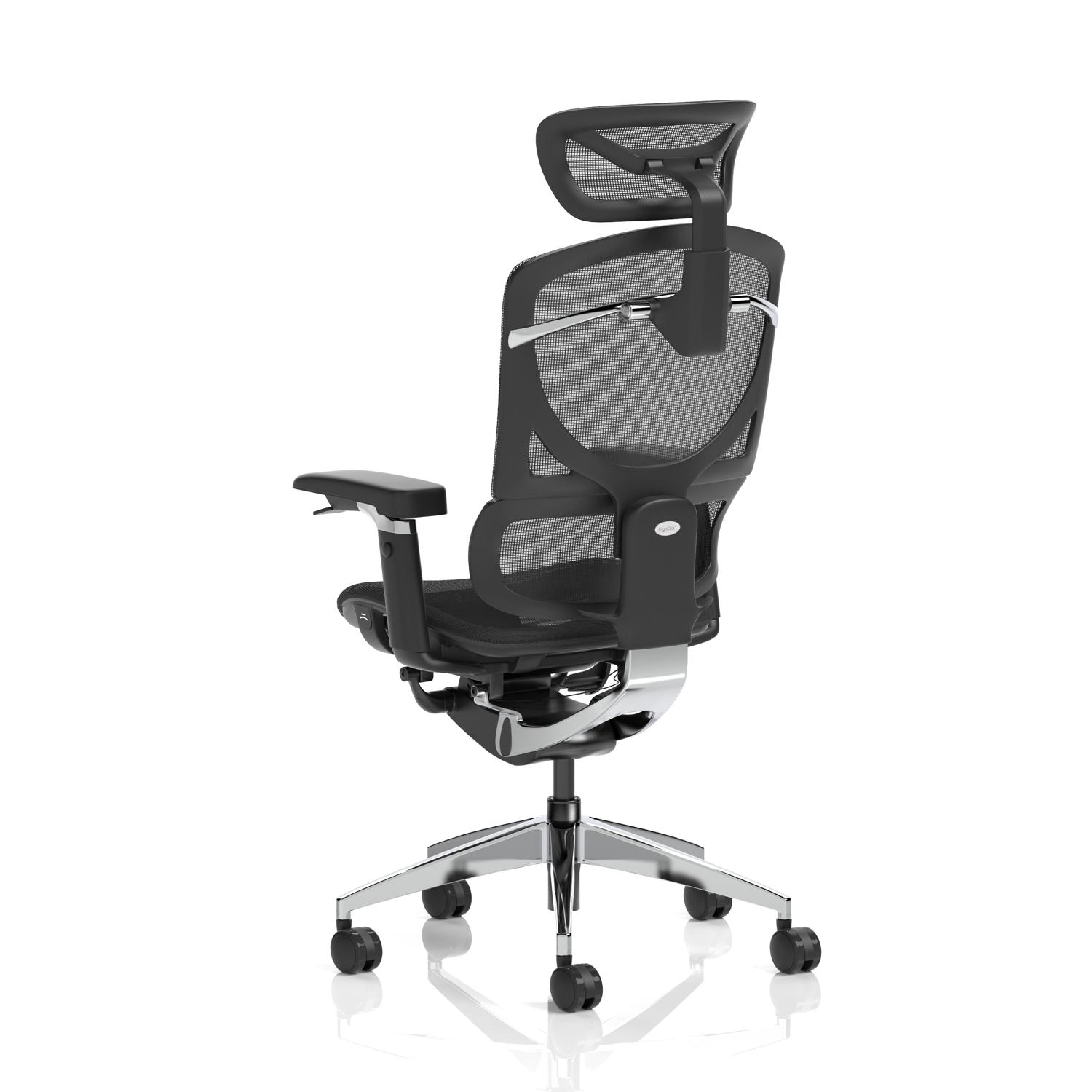 Ergo Click Plus With Headrest Black Mesh