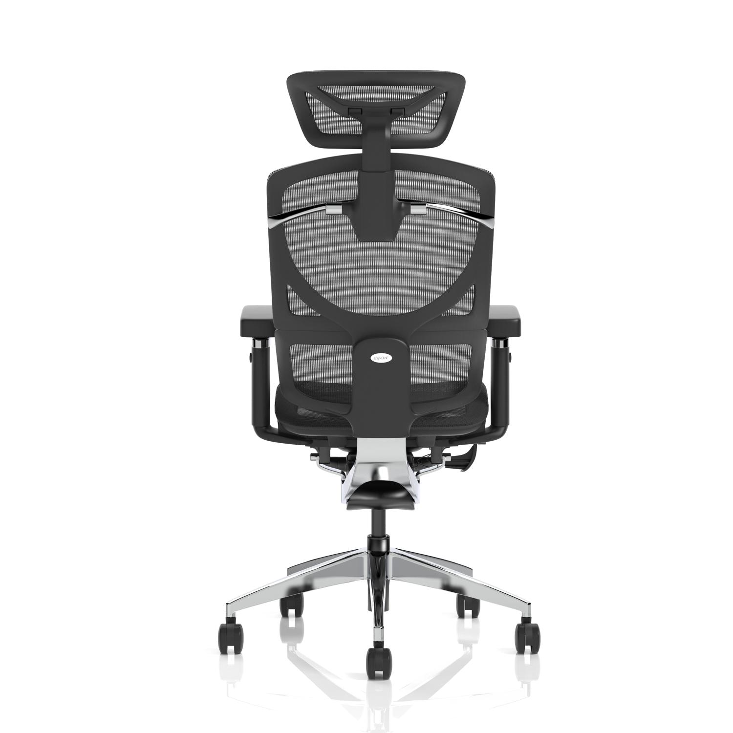 Ergo Click Plus With Headrest Black Mesh