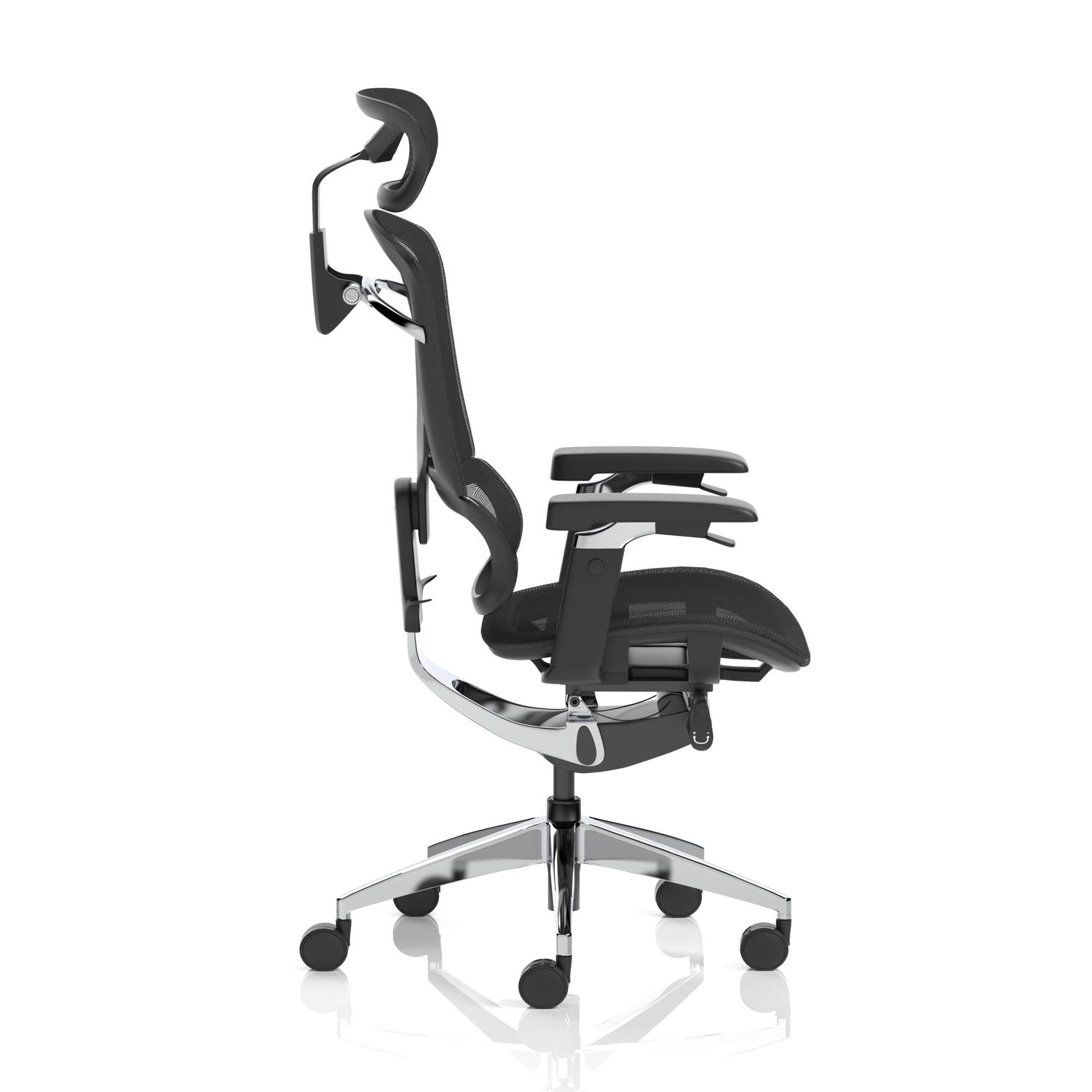 Ergo Click Plus With Headrest Black Mesh
